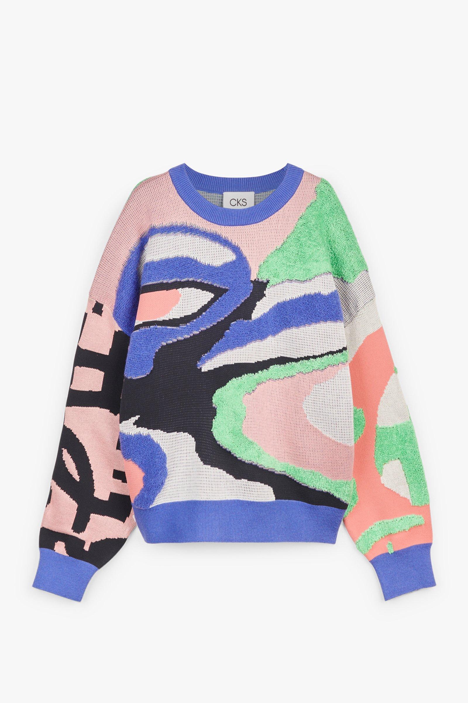 CKS Dames - PROMPT - pullover - bleu foncé