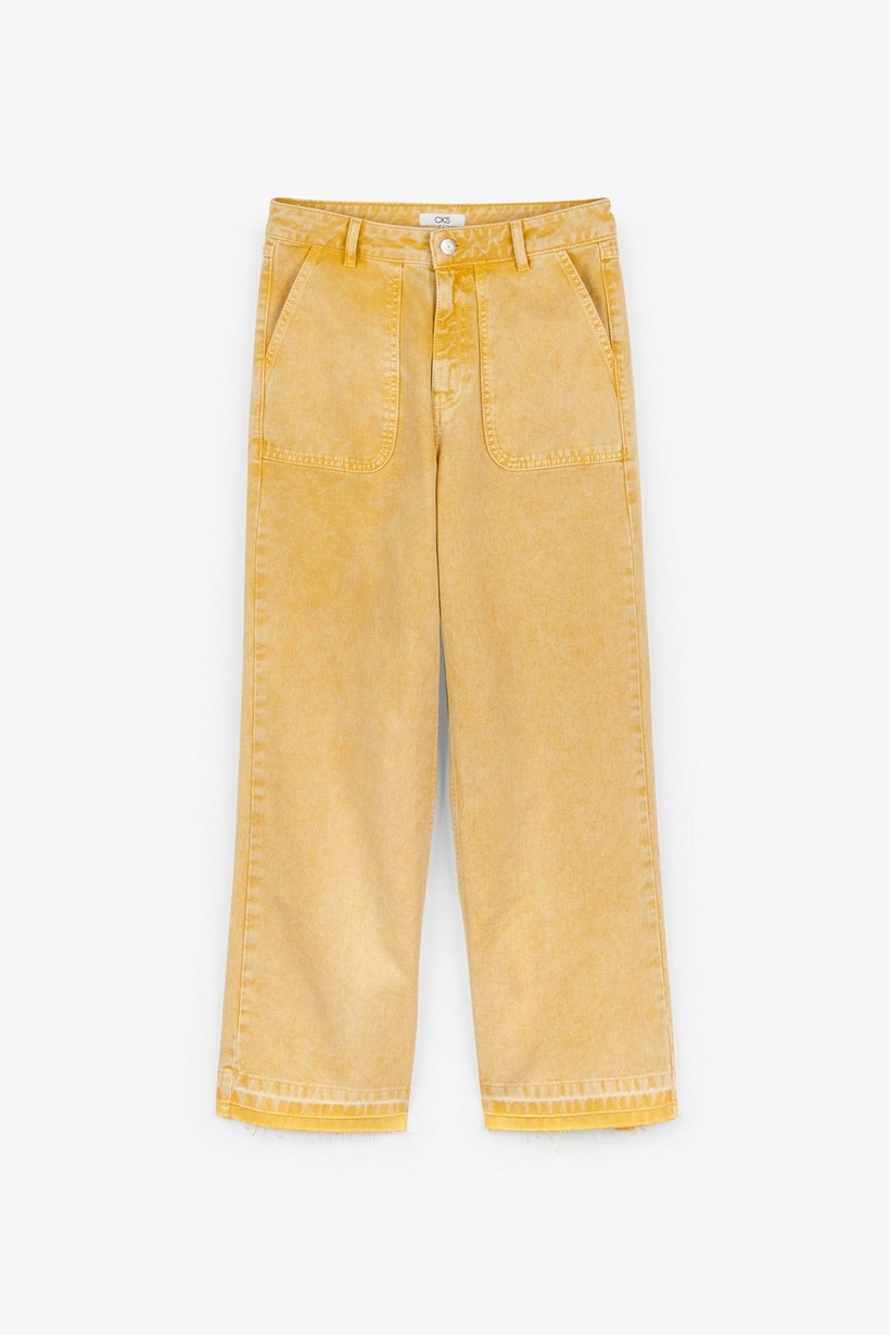 CKS Dames - LARENTINA - jeans longs - jaune