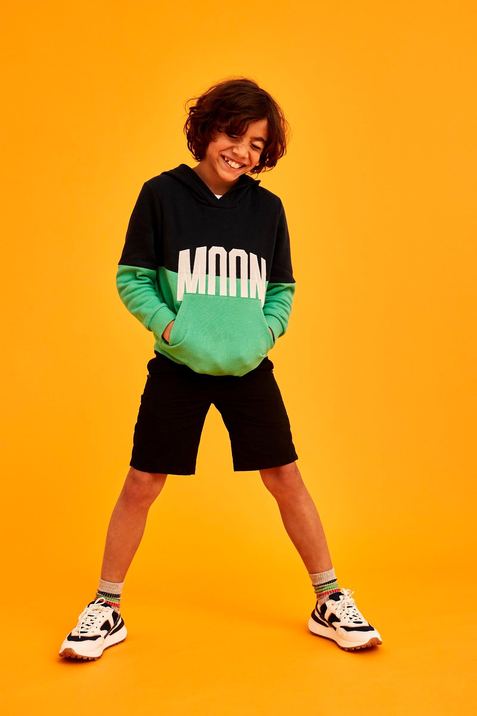 CKS Kids - YIOLO - sweatshirt &agrave; capuche - bleu fonc&eacute;