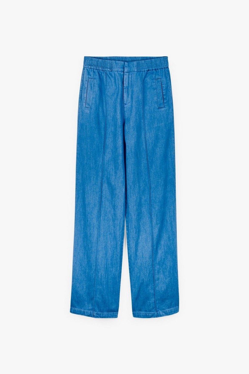 CKS Dames - TBILISIA - pantalon long - bleu
