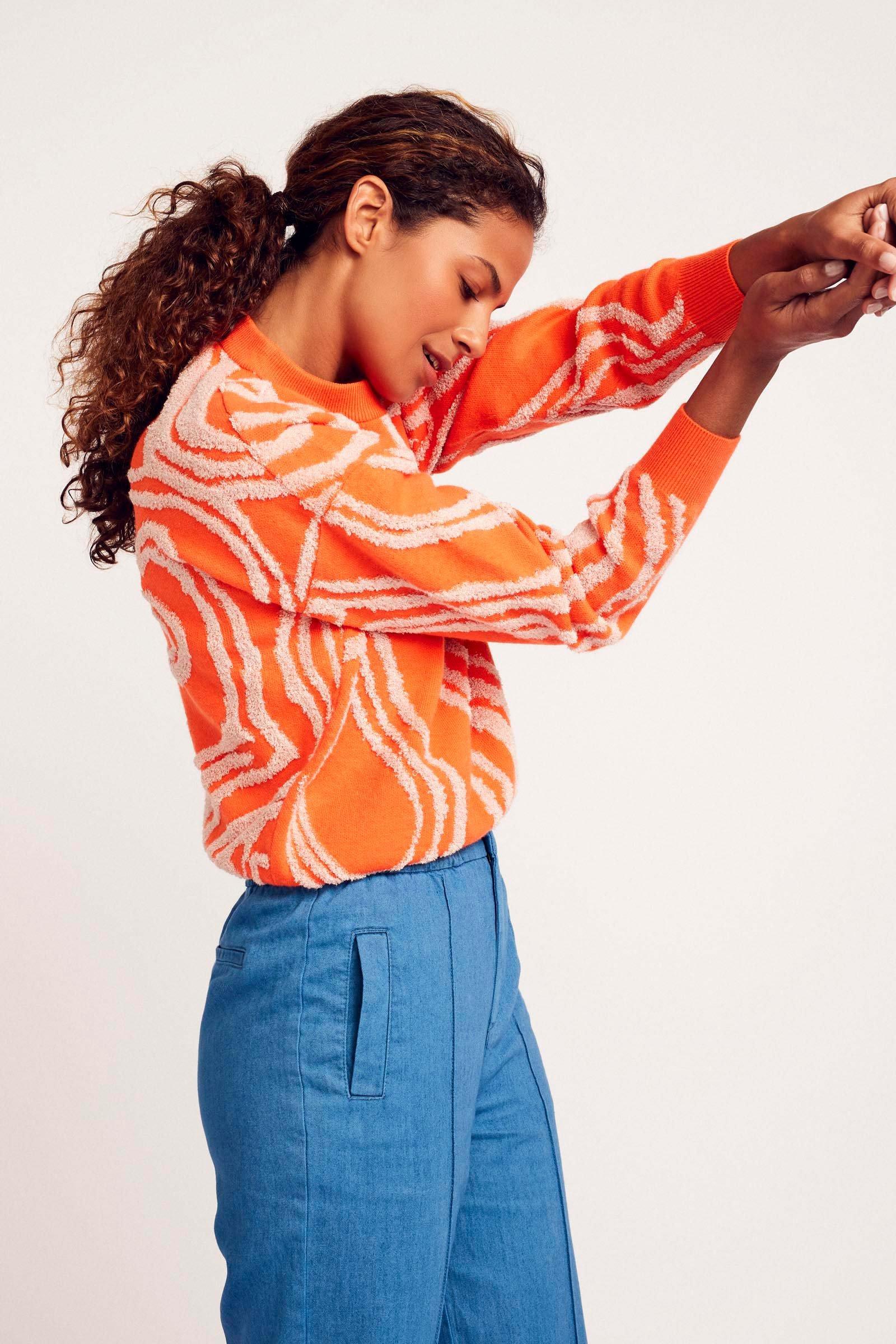 CKS Dames - PORCHE - trui - oranje