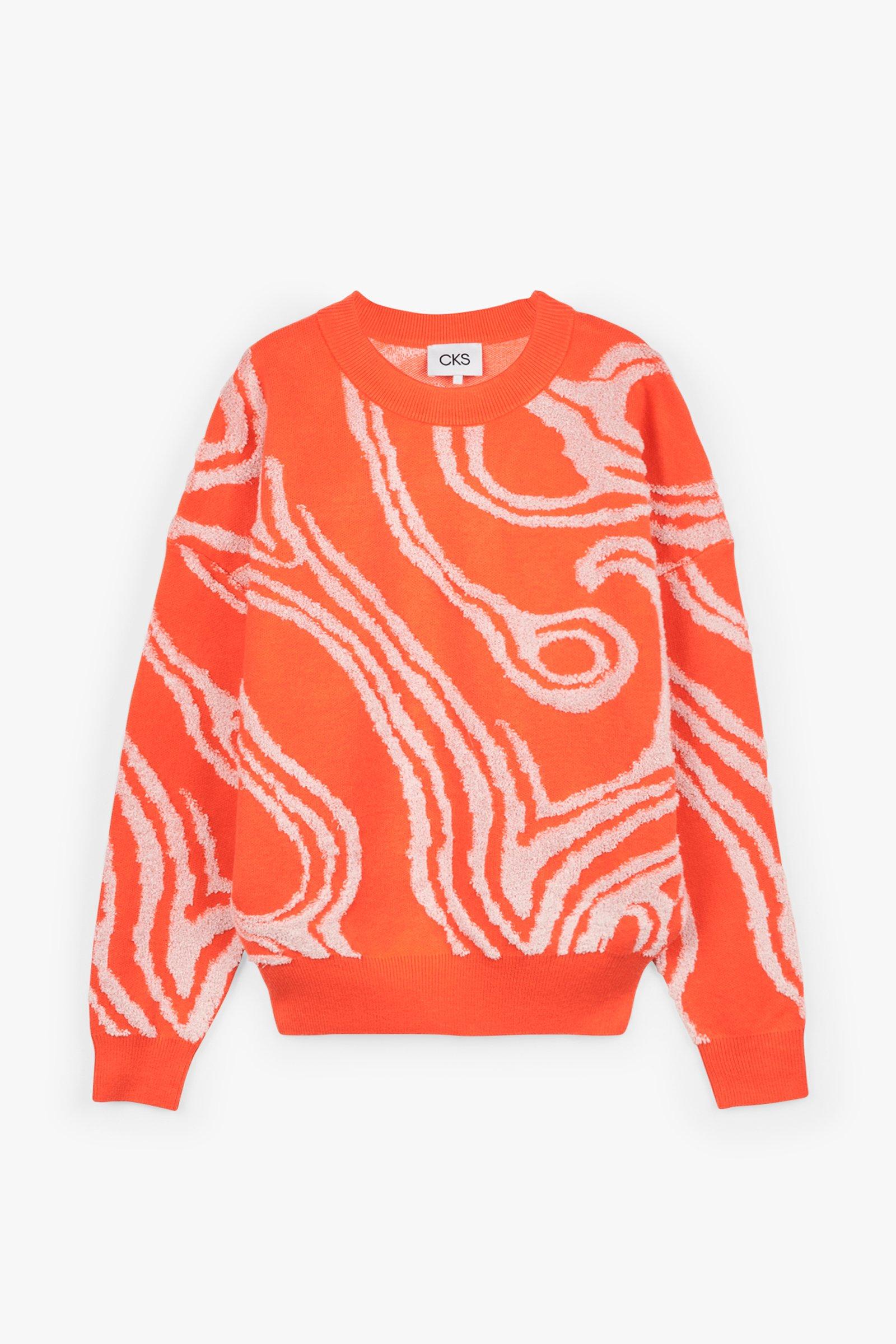 CKS Dames - PORCHE - trui - oranje