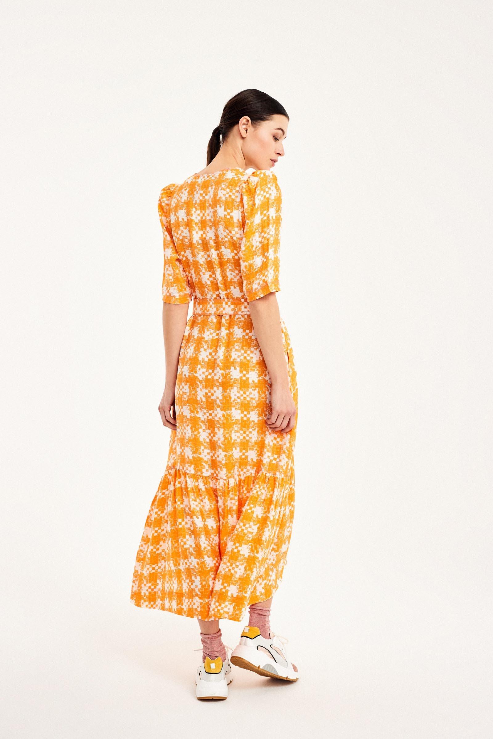 CKS Dames - FARGO - robe longue - orange clair