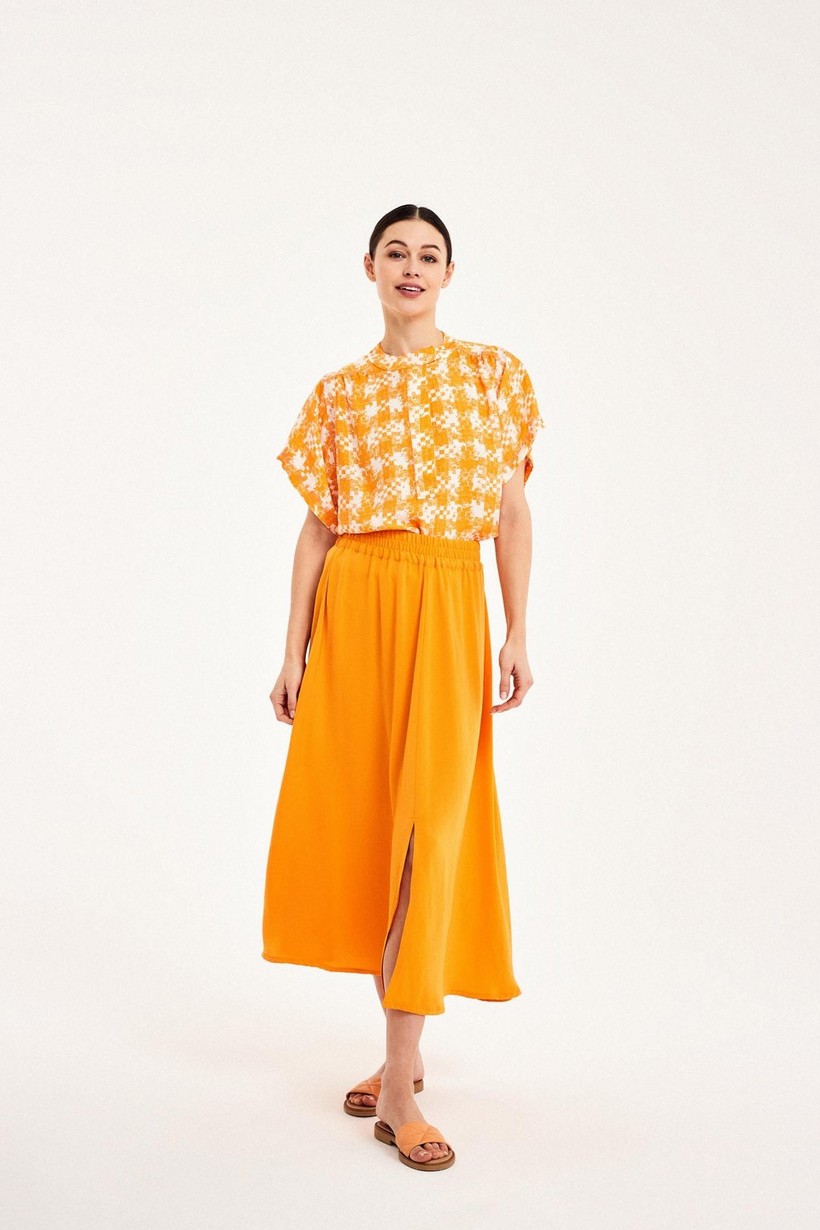 CKS Dames - LEDO - blouse long sleeves - light orange