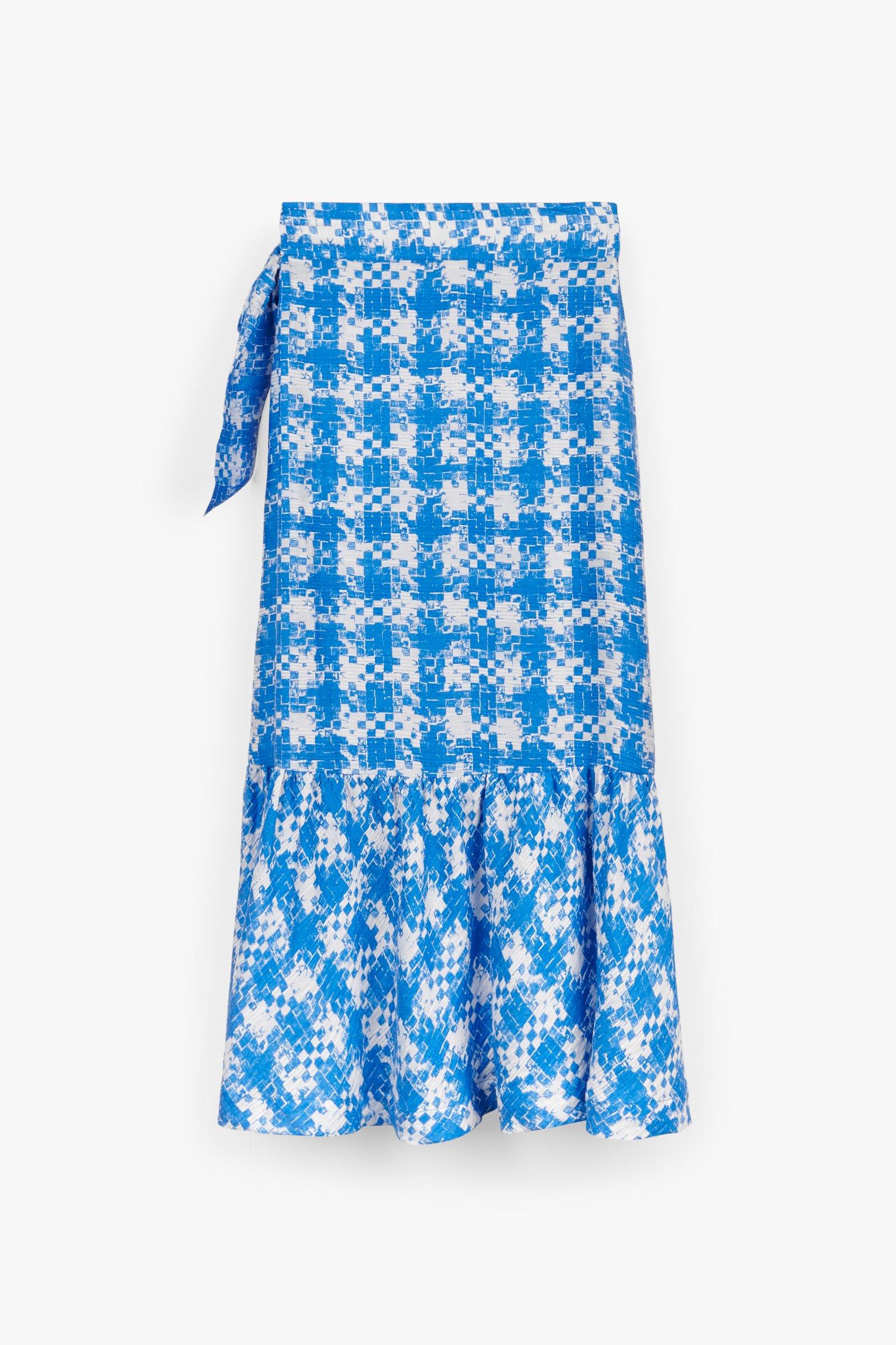 CKS Dames - SHEIRA - Midi Rock - Blau