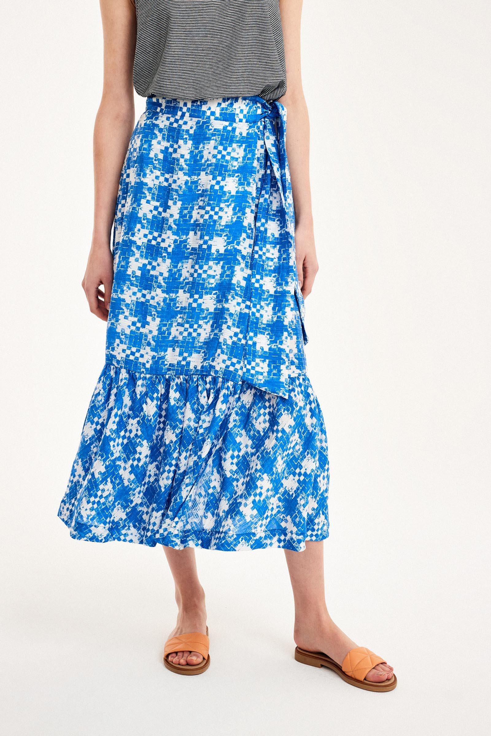 CKS Dames - SHEIRA - midi skirt - blue