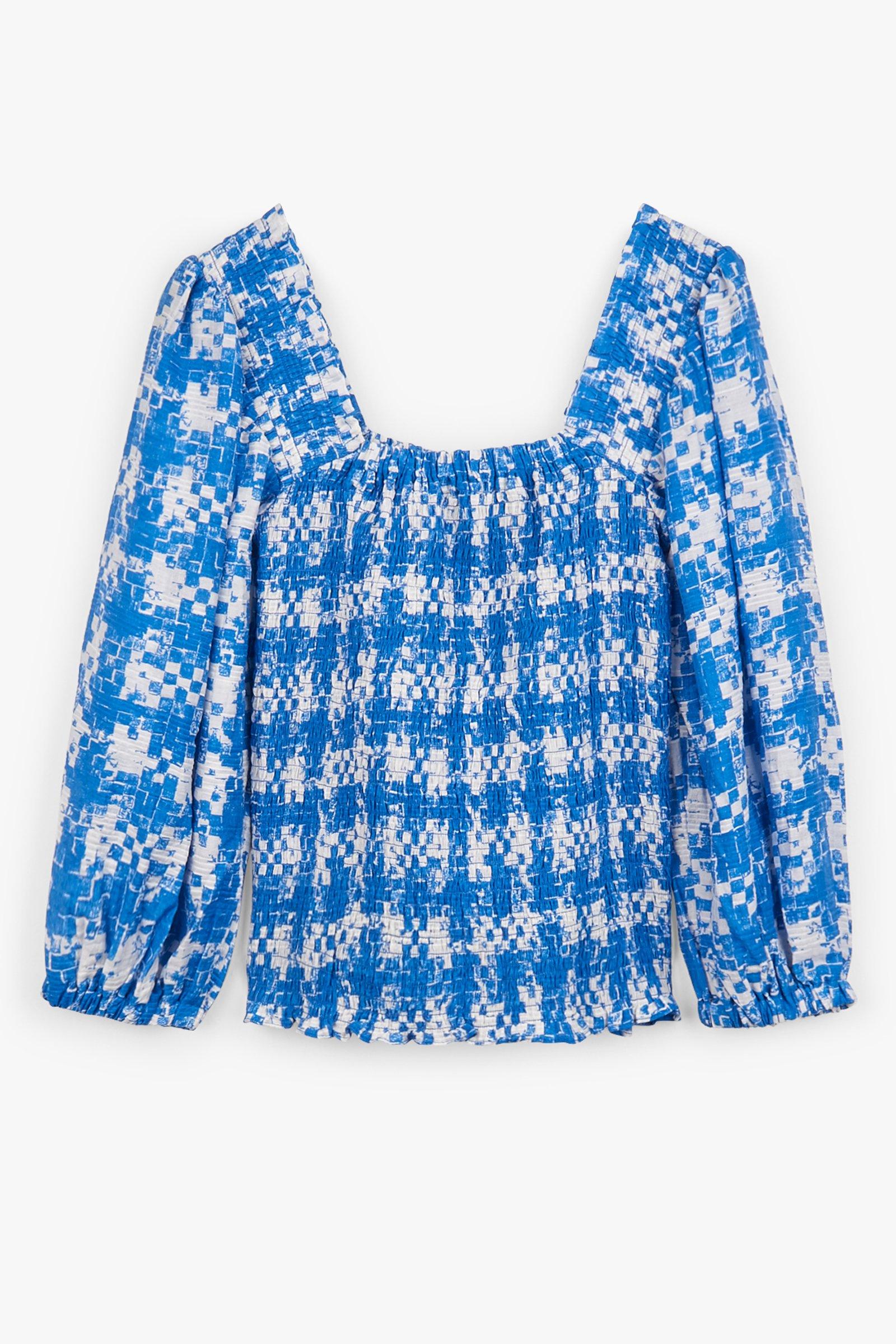 CKS Dames - SABINA - blouse lange mouwen - blauw