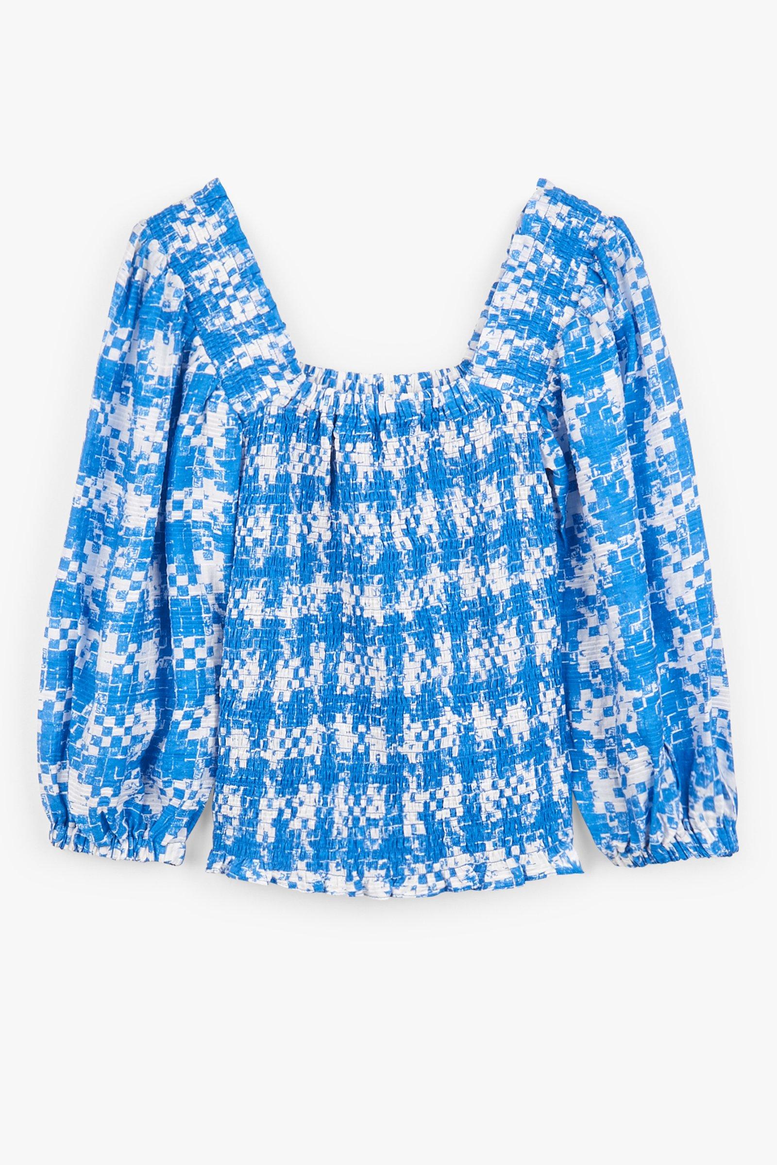 CKS Dames - SABINA - blouse lange mouwen - blauw