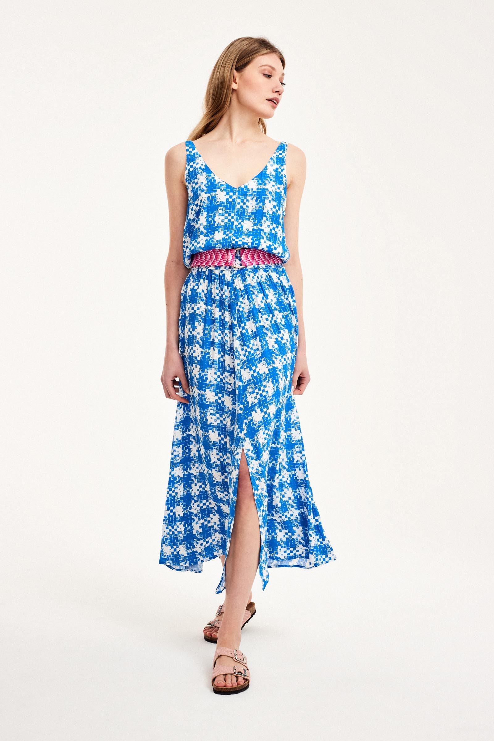 CKS Dames - PELINA - robe longue - bleu