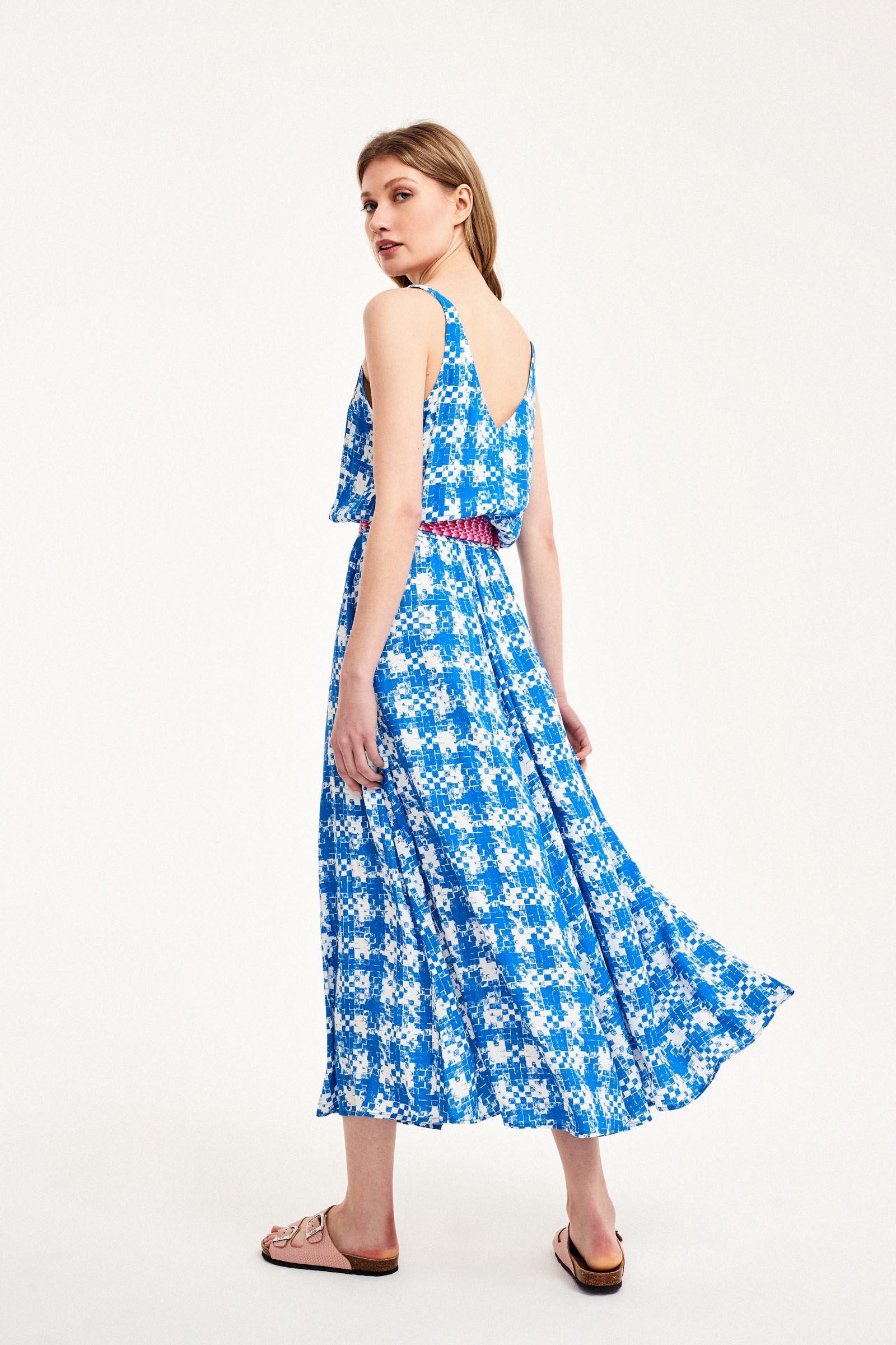 CKS Dames - PELINA - robe longue - bleu