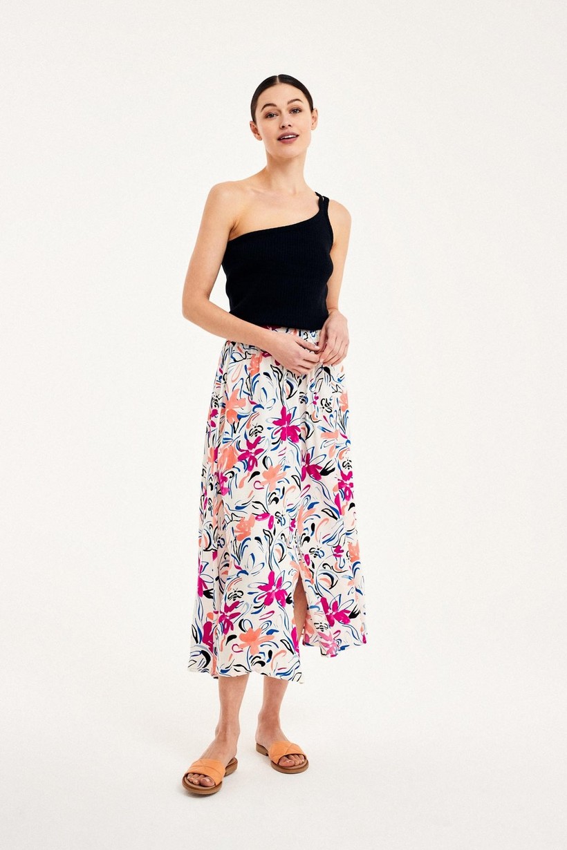 CKS Dames - VALENCINE - long skirt - multicolor