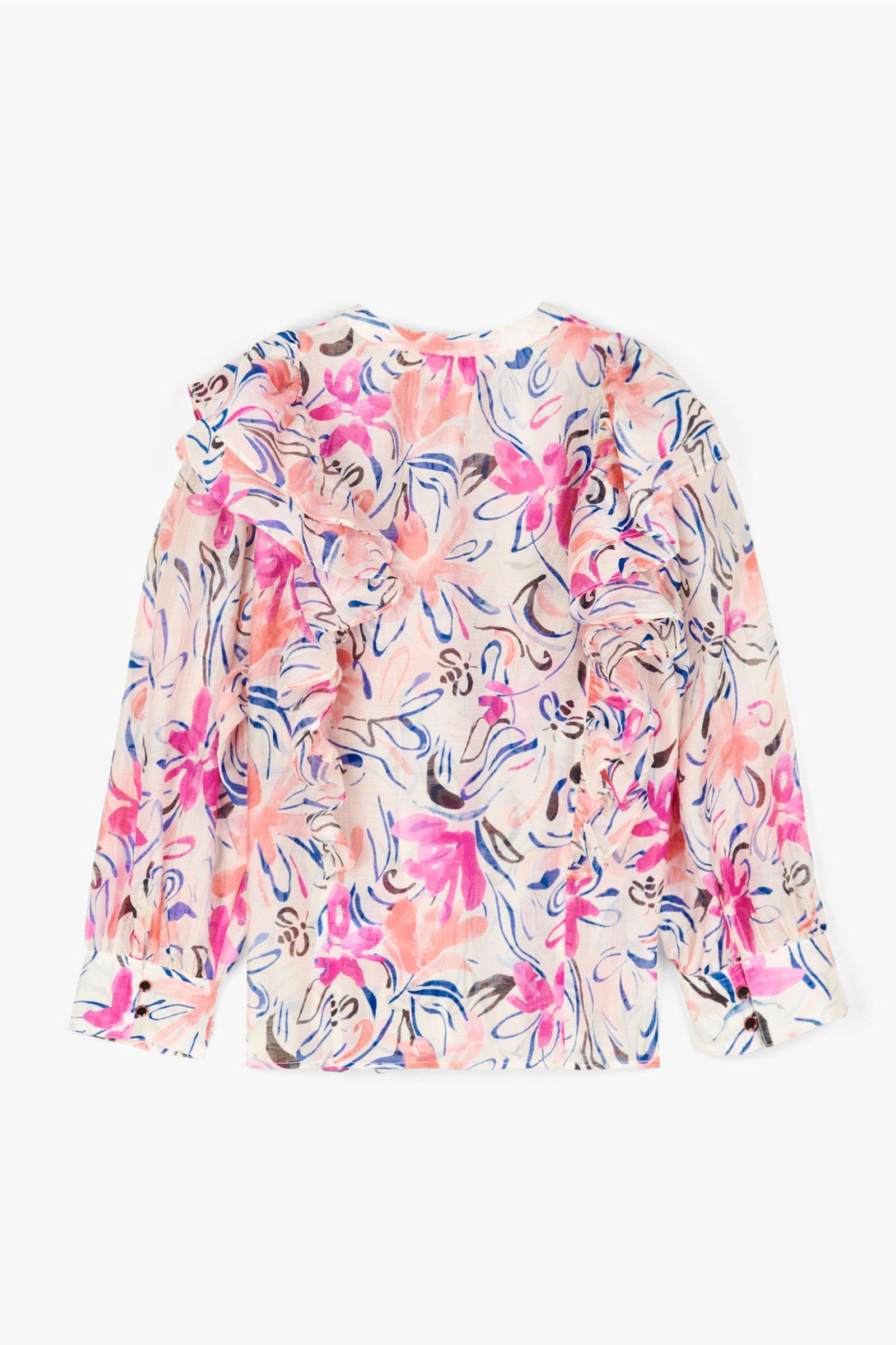 CKS Dames - FAMKE - blouse short sleeves - multicolor