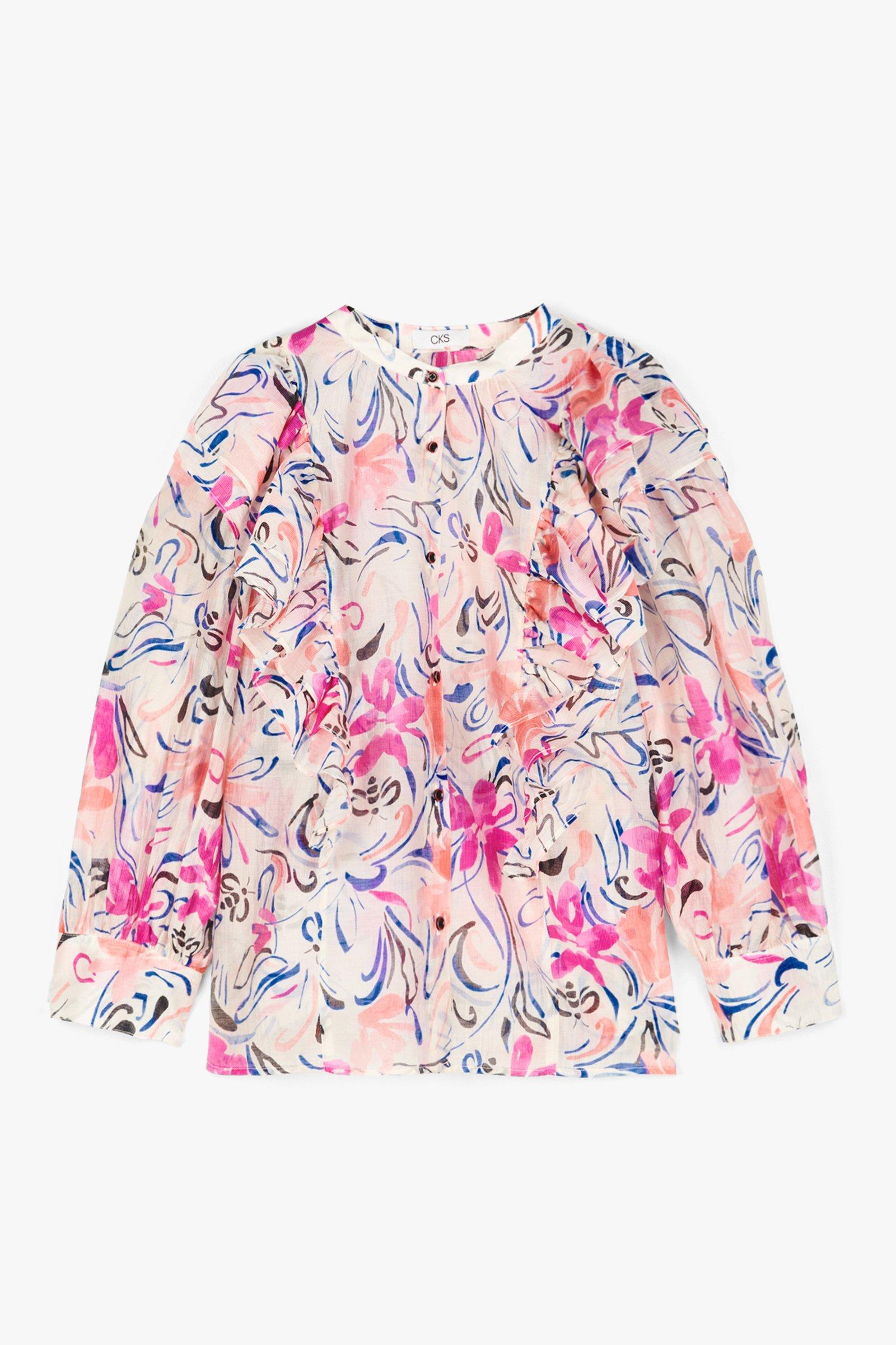CKS Dames - FAMKE - blouse korte mouwen - meerkleurig