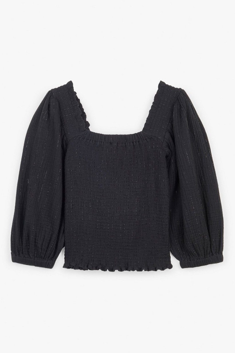 CKS Dames - SABINA - blouse short sleeves - black