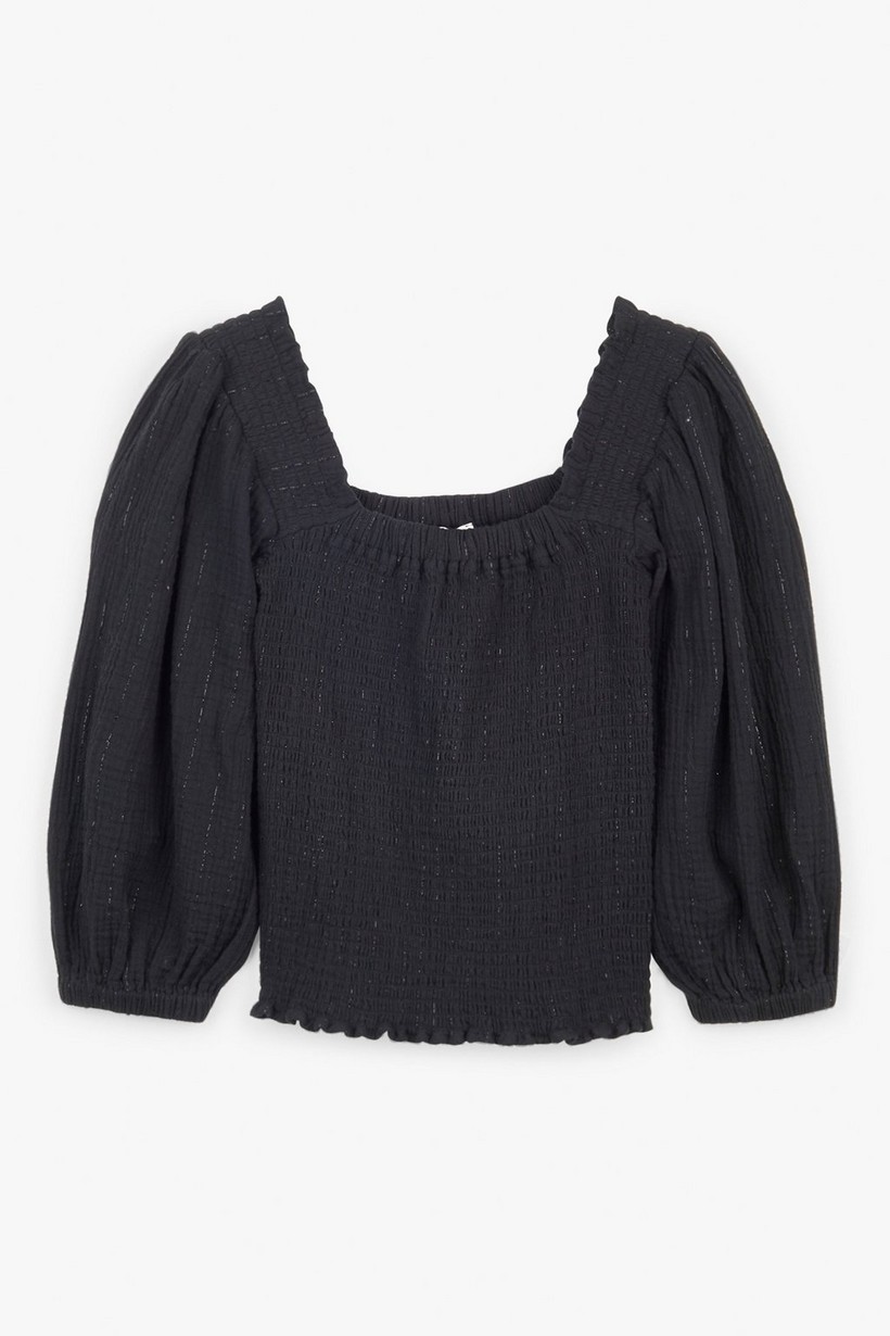 CKS Dames - SABINA - blouse lange mouwen - zwart