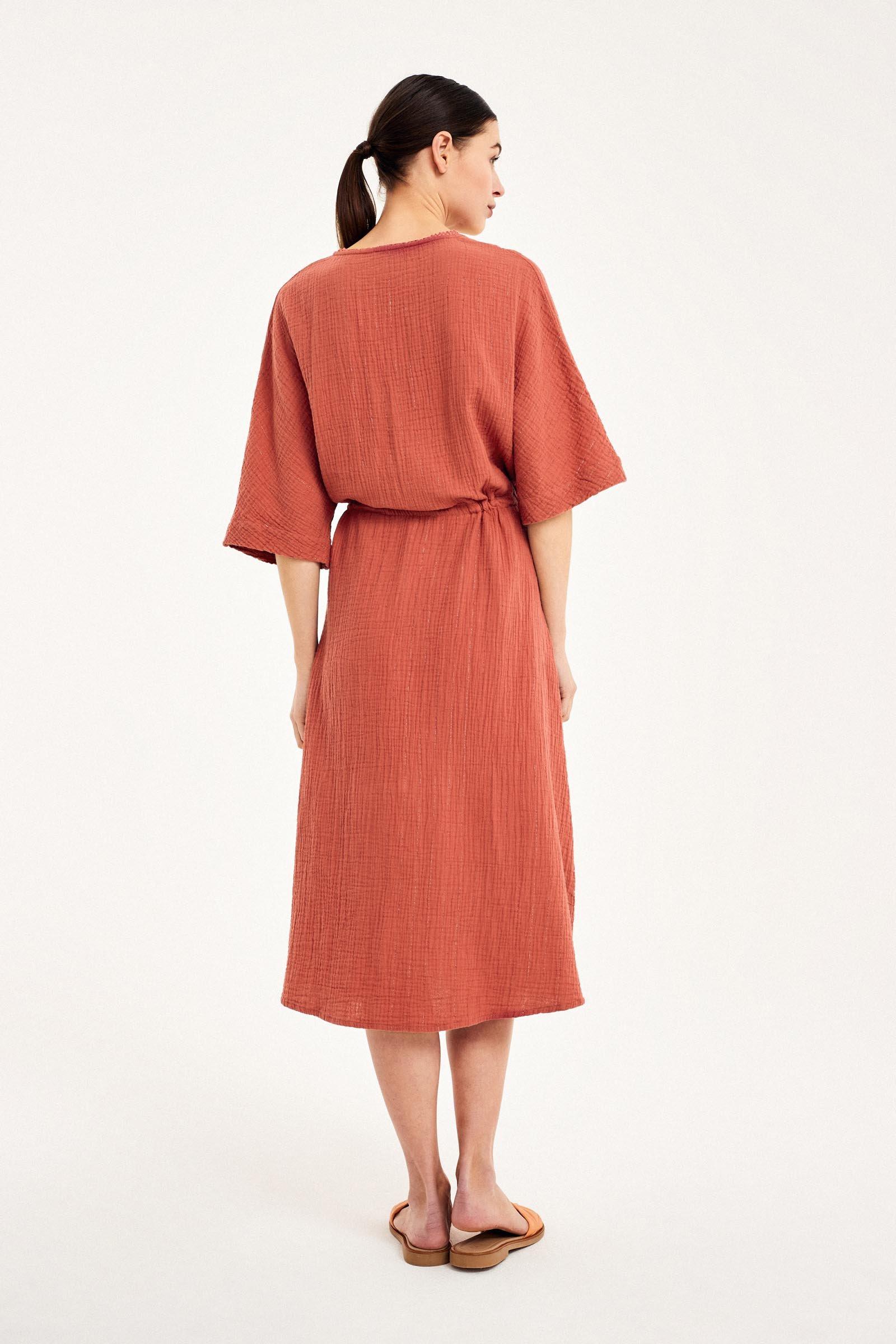 CKS Dames - LANDON - midi dress - dark pink