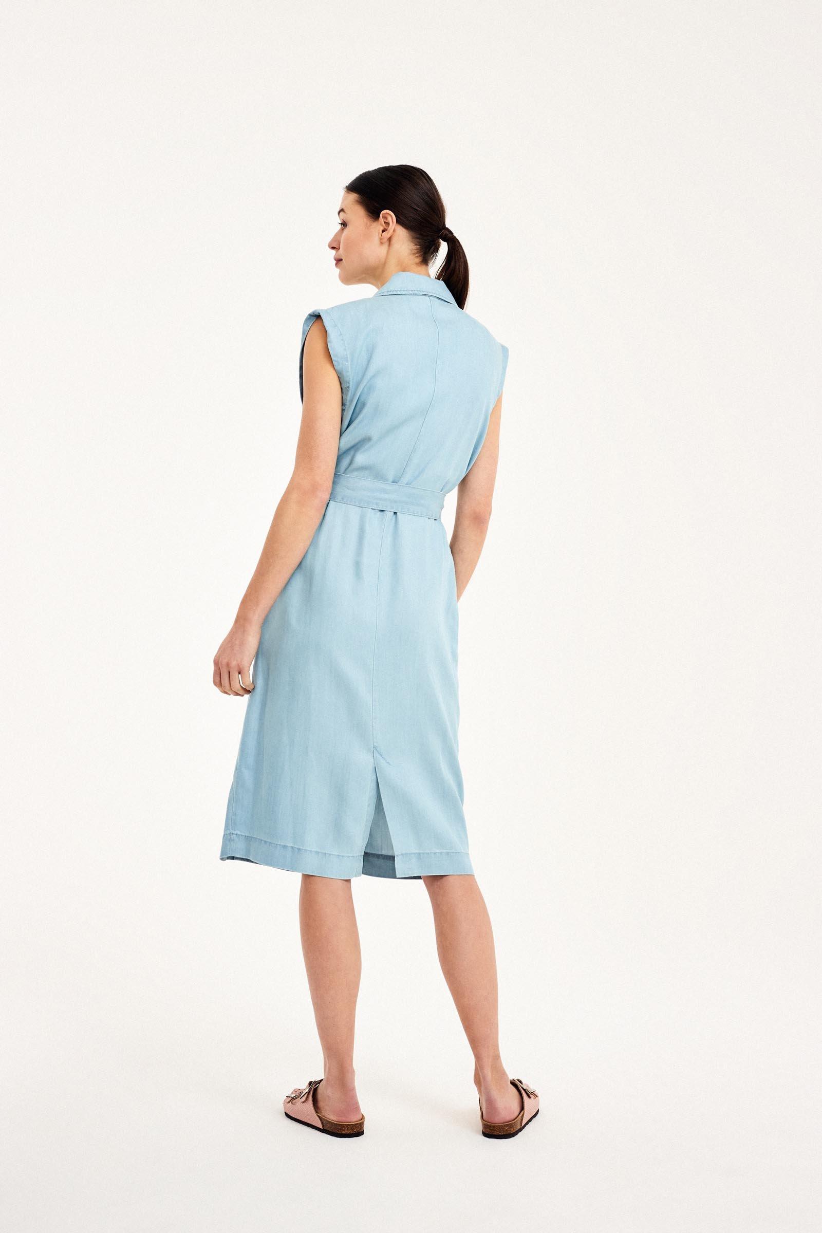 CKS Dames - LATVIAK - Midi-Kleid - Hellblau