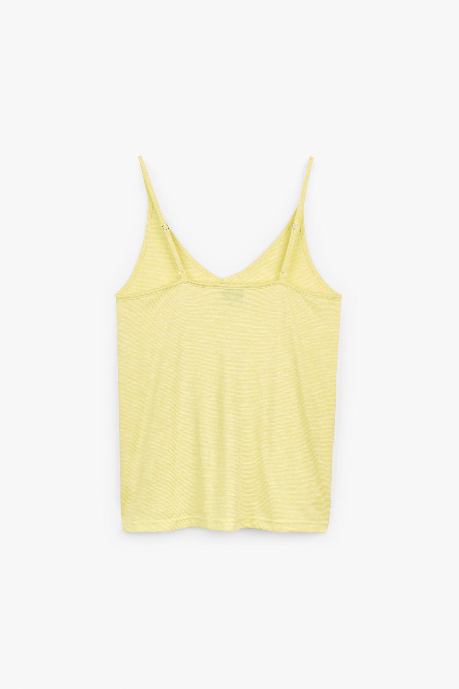 CKS Dames - NANI - sleeveless top - light yellow