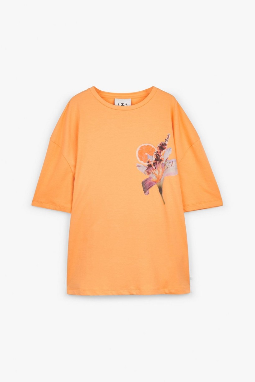 CKS Dames - SELDA - T-Shirt Kurzarm - Orange