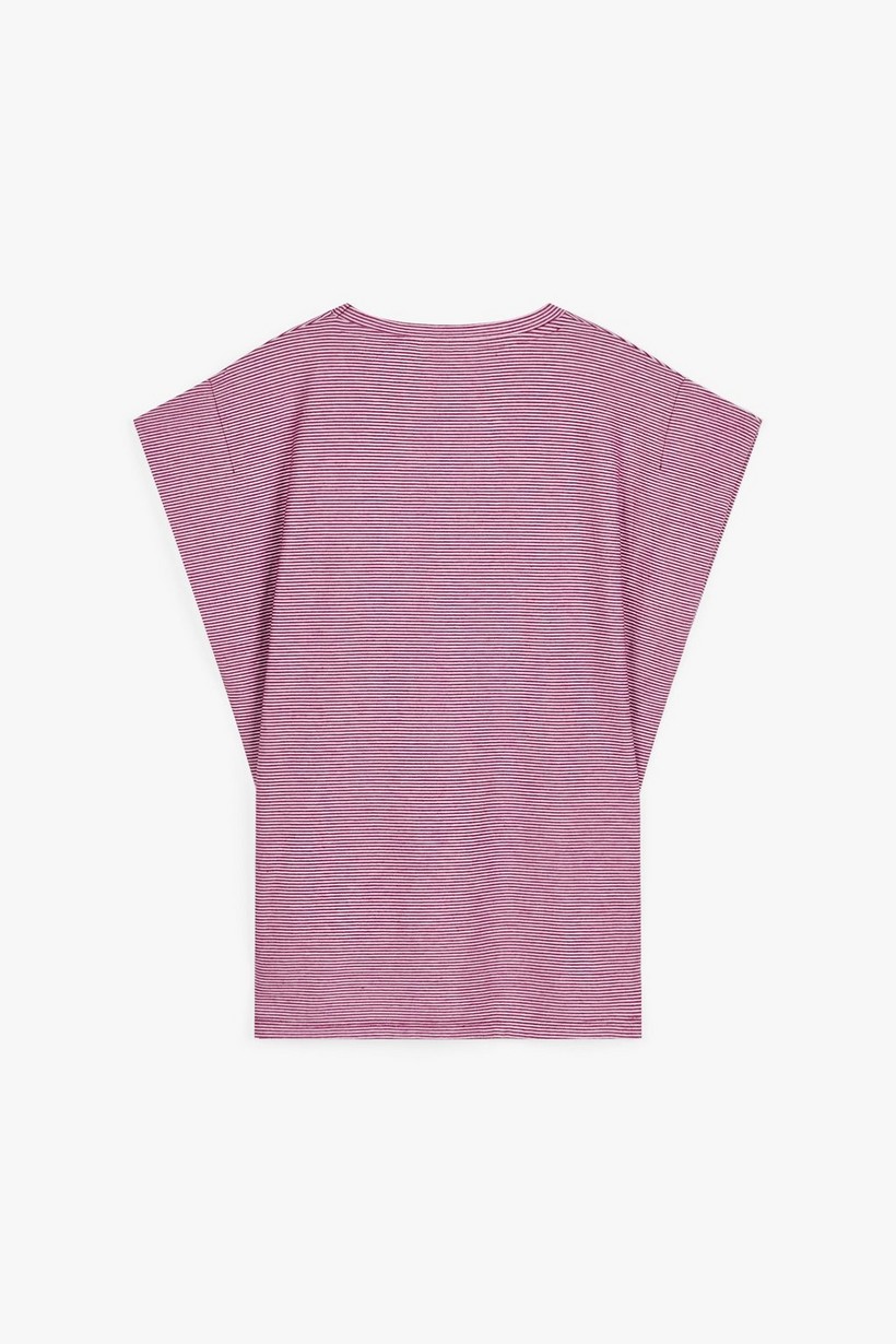 CKS Dames - PAMINA - t-shirt short sleeves - purple