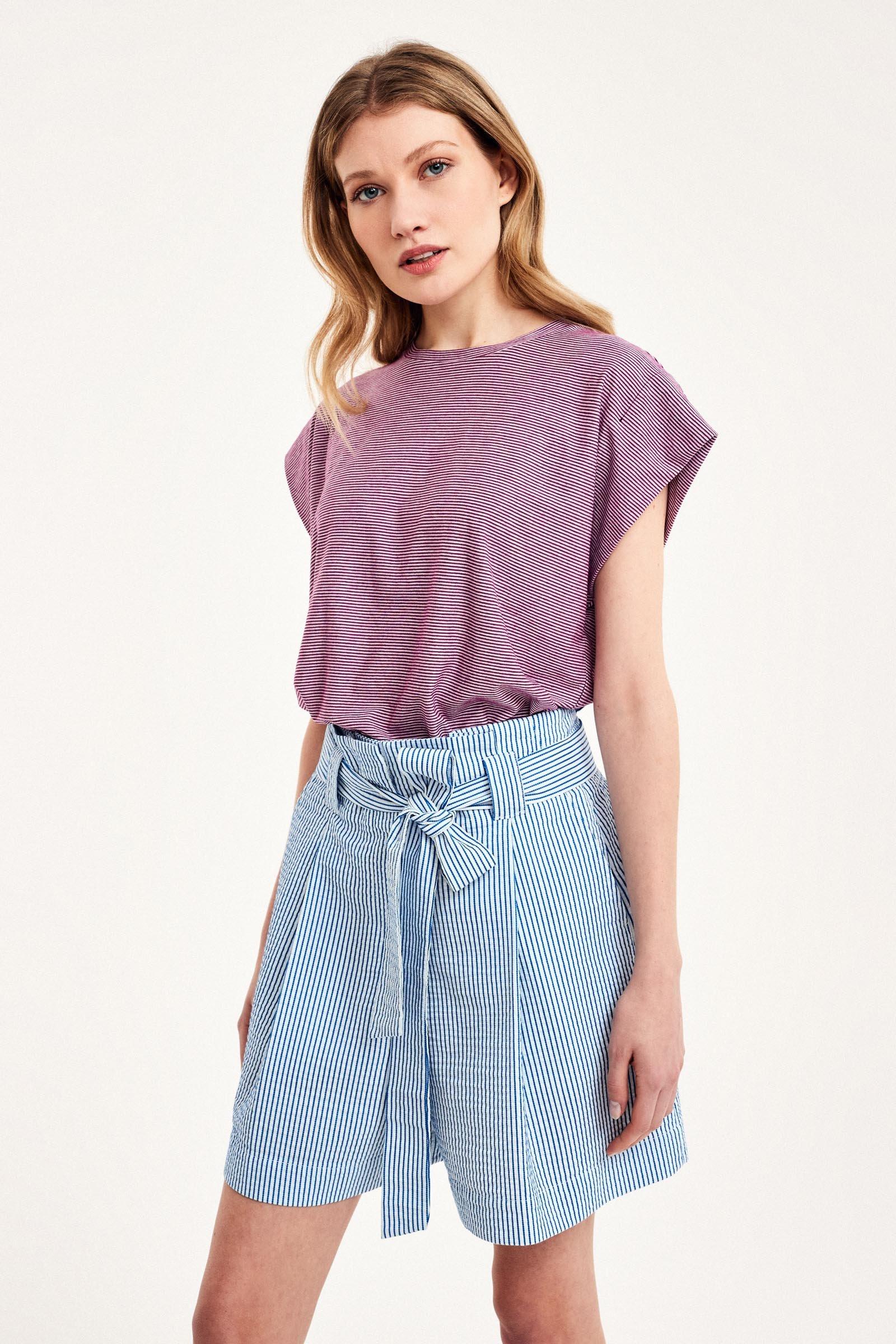 CKS Dames - PAMINA - t-shirt short sleeves - purple