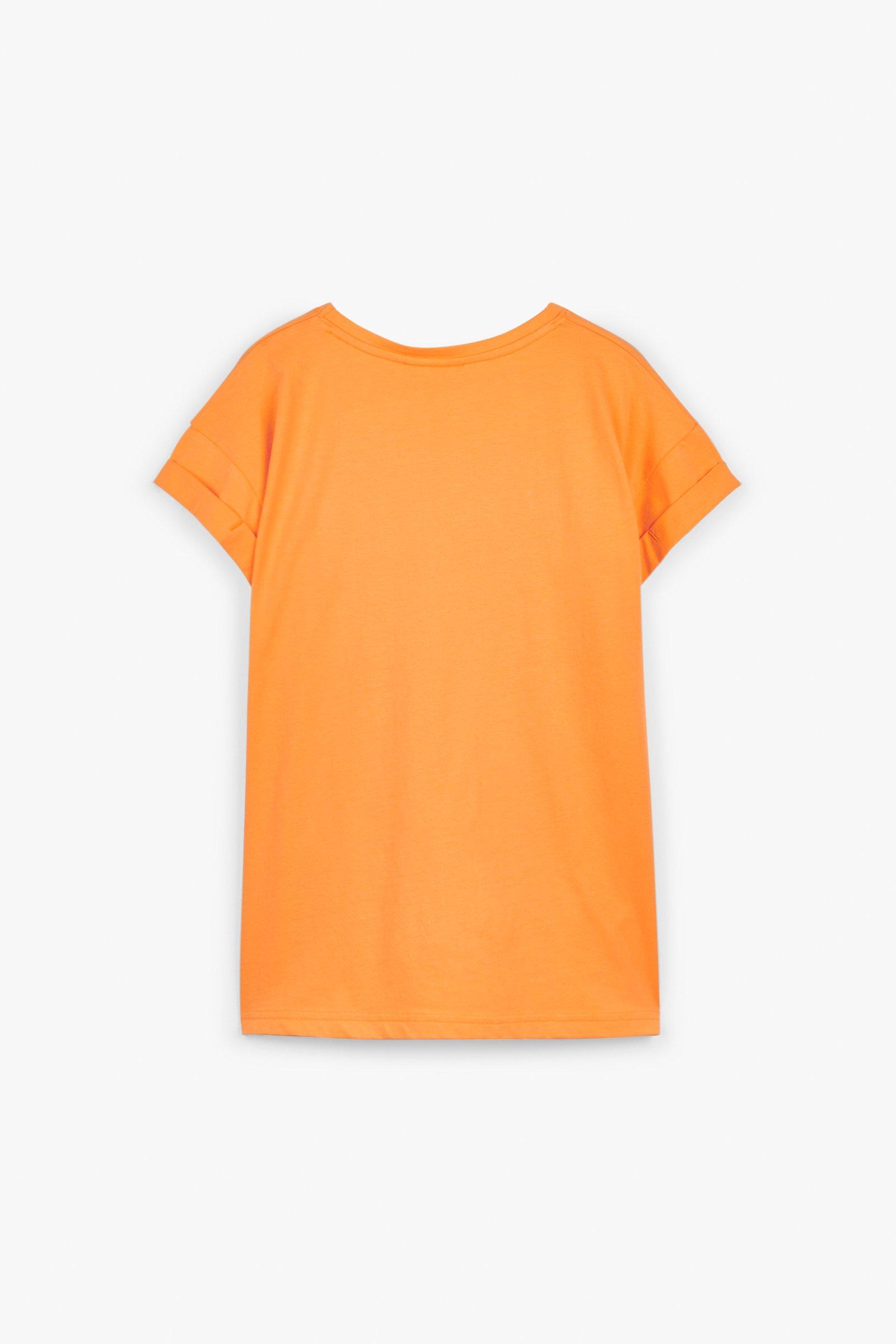 CKS Dames - JUVA - t-shirt short sleeves - bright orange