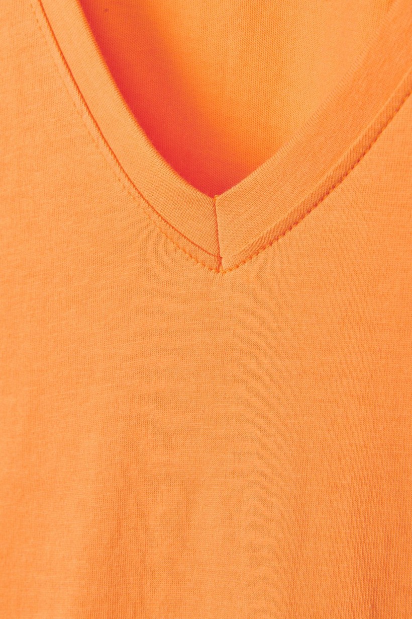 CKS Dames - JUVA - t-shirt à manches courtes - orange vif