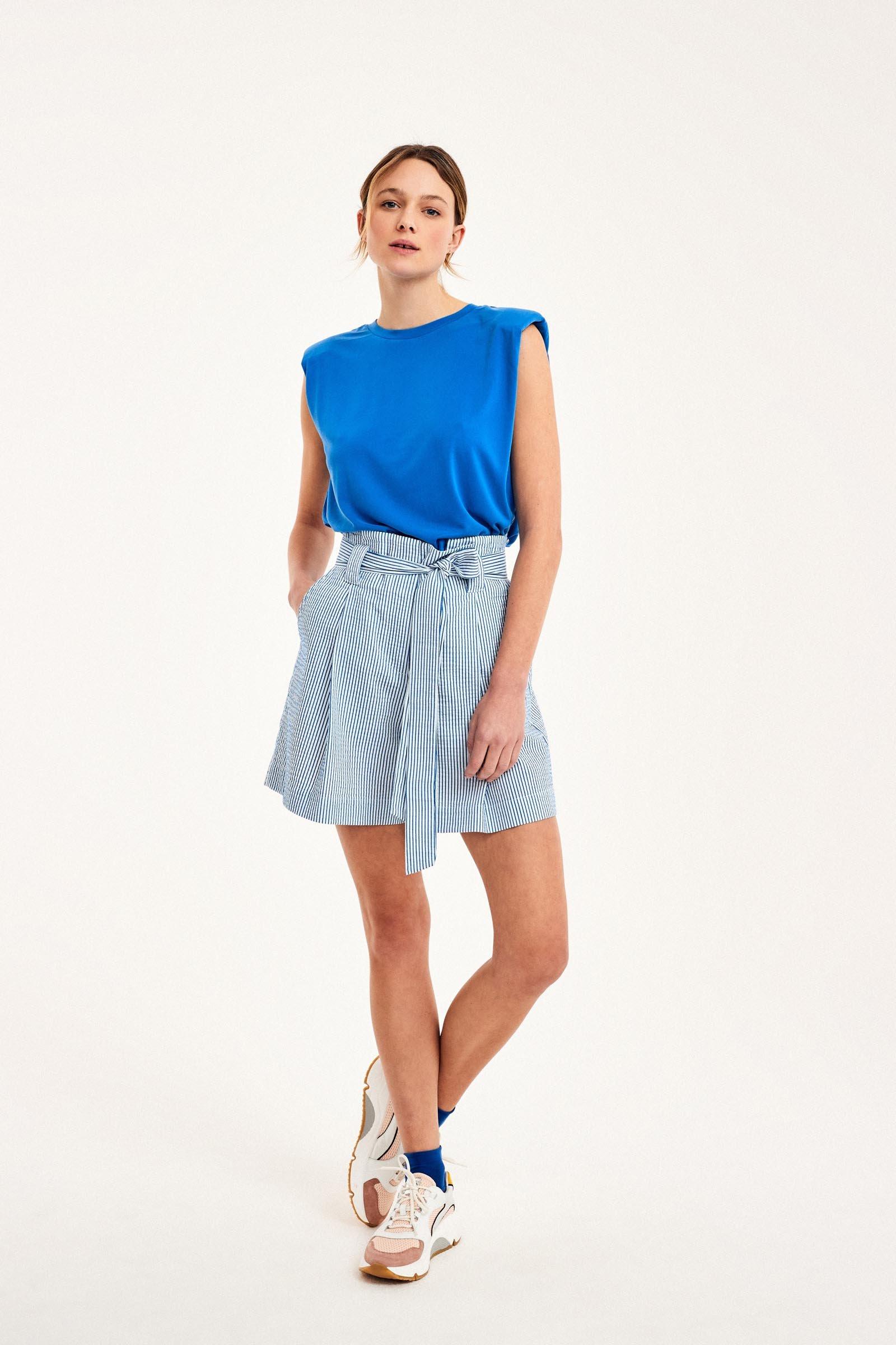 CKS Dames - LINDA - T-Shirt Kurzarm - Hellblau