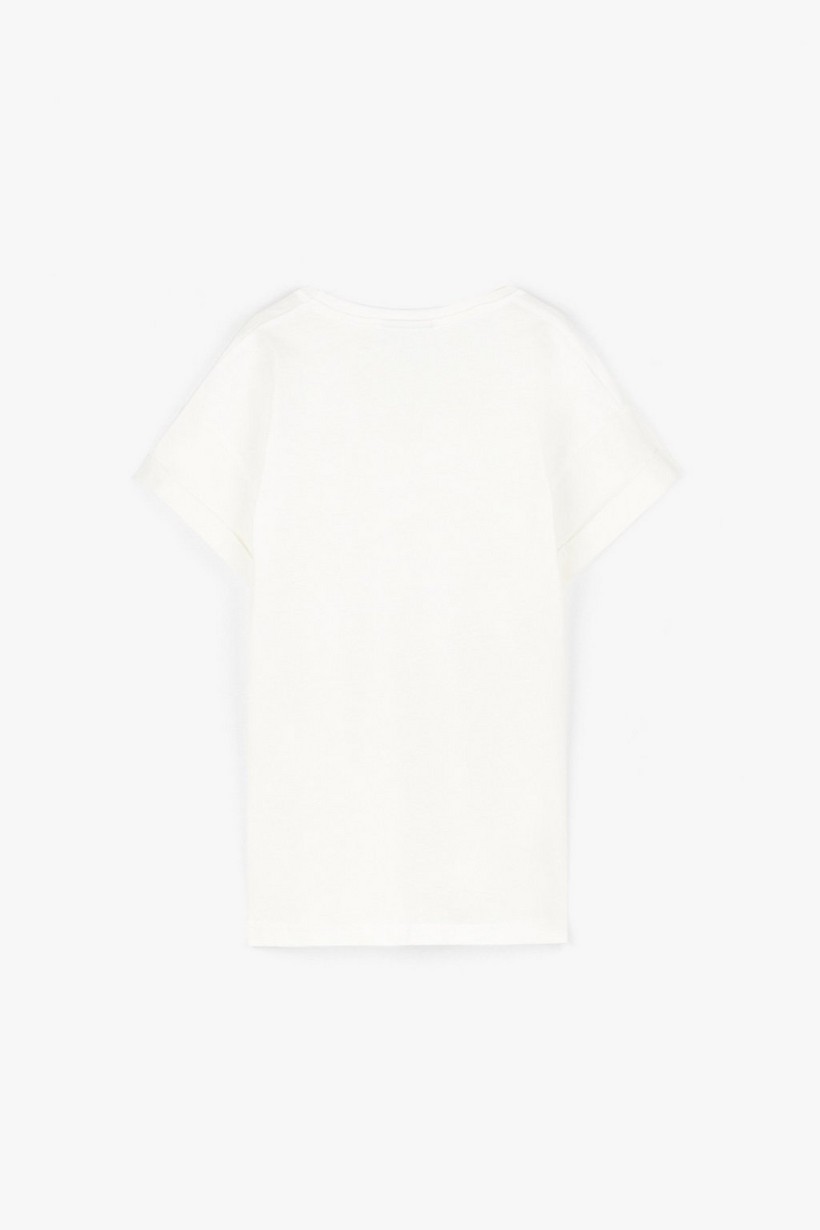CKS Dames - JUVA - t-shirt korte mouwen - wit