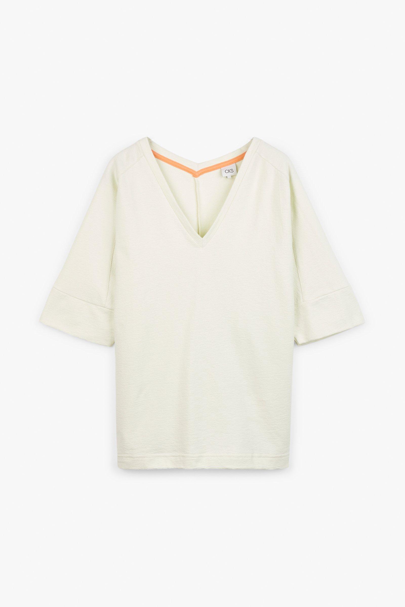 CKS Dames - ELDOR - T-Shirt Kurzarm - Hellgrün