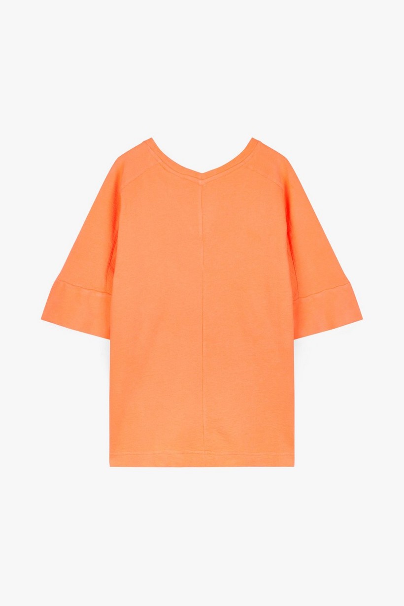 CKS Dames - ELDOR - t-shirt à manches courtes - orange vif