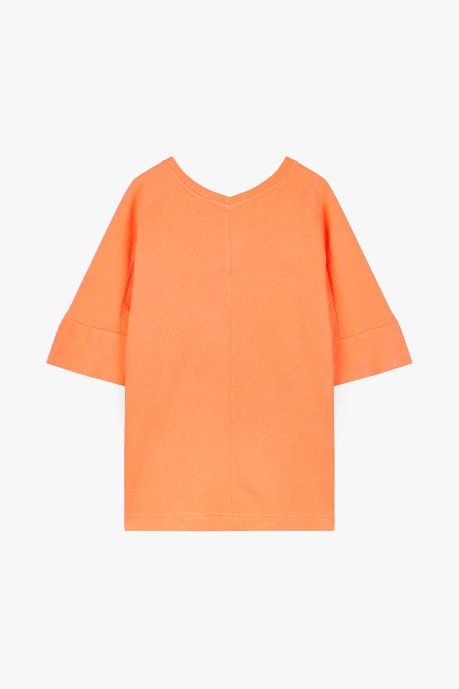 CKS Dames - ELDOR - t-shirt à manches courtes - orange vif
