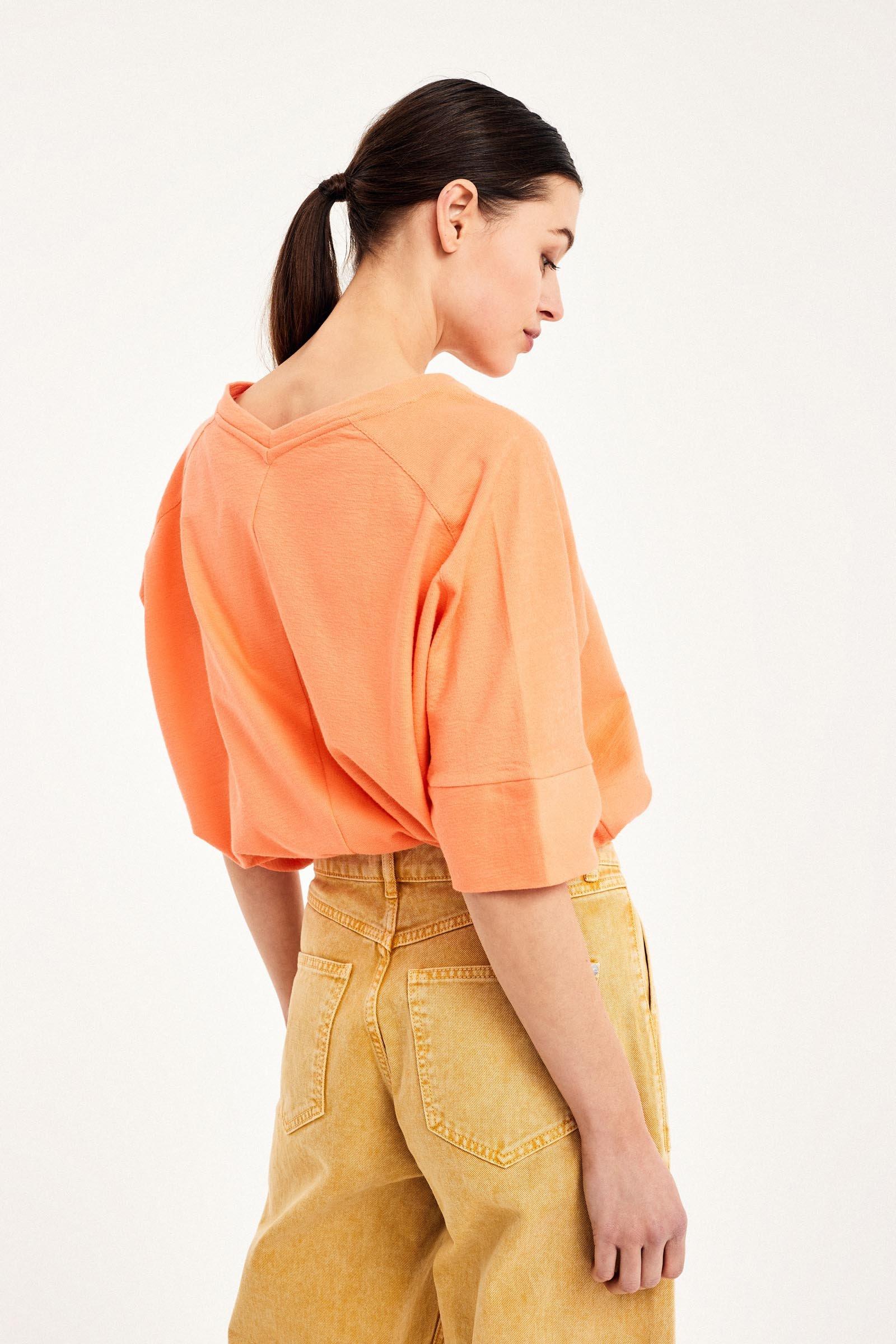 CKS Dames - ELDOR - t-shirt à manches courtes - orange vif