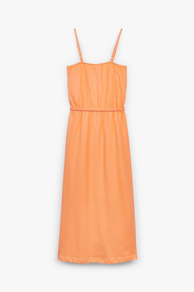 CKS Dames - FRANCES - lange jurk - intens oranje