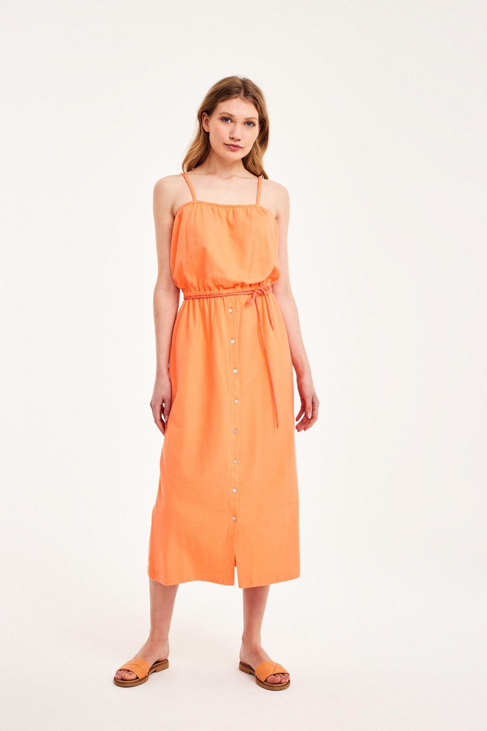 CKS Dames - FRANCES - robe longue - orange vif