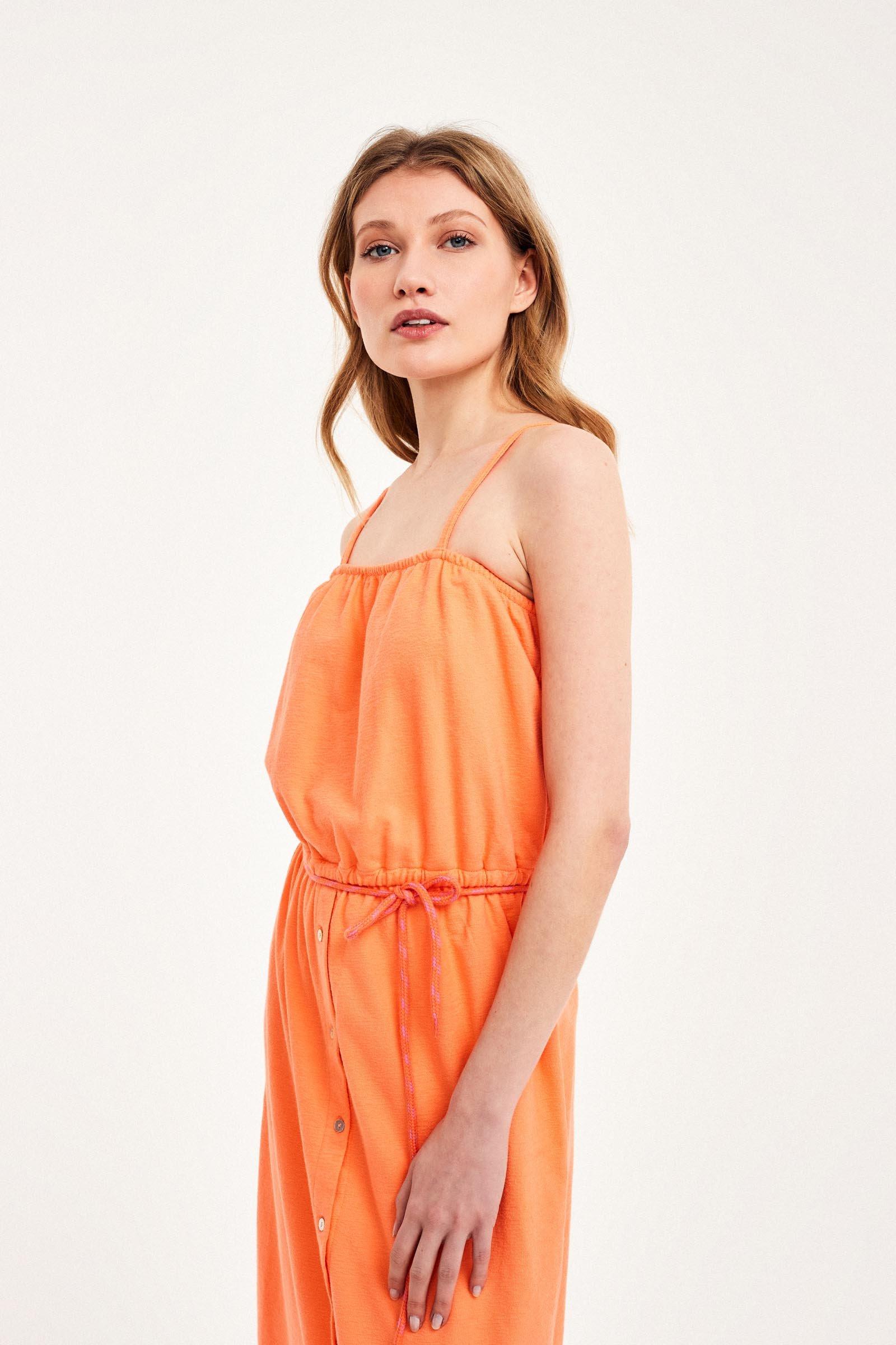 CKS Dames - FRANCES - robe longue - orange vif