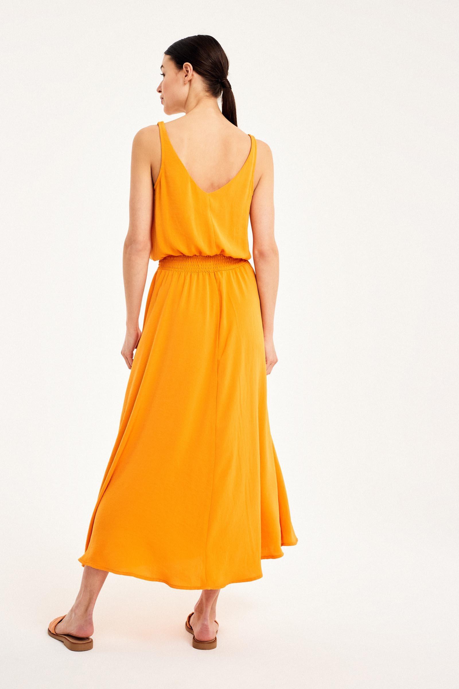 CKS Dames - PELINA - Langes Kleid - Hellorange