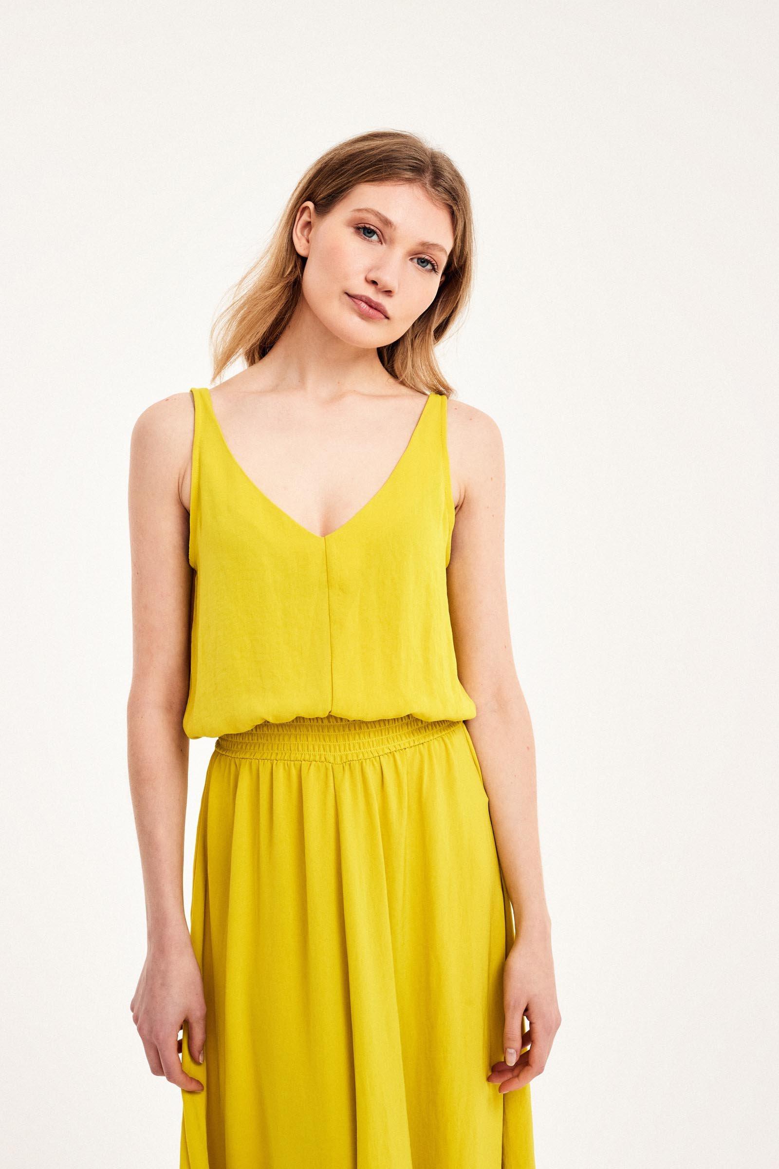 CKS Dames - PELINA - robe longue - vert vif