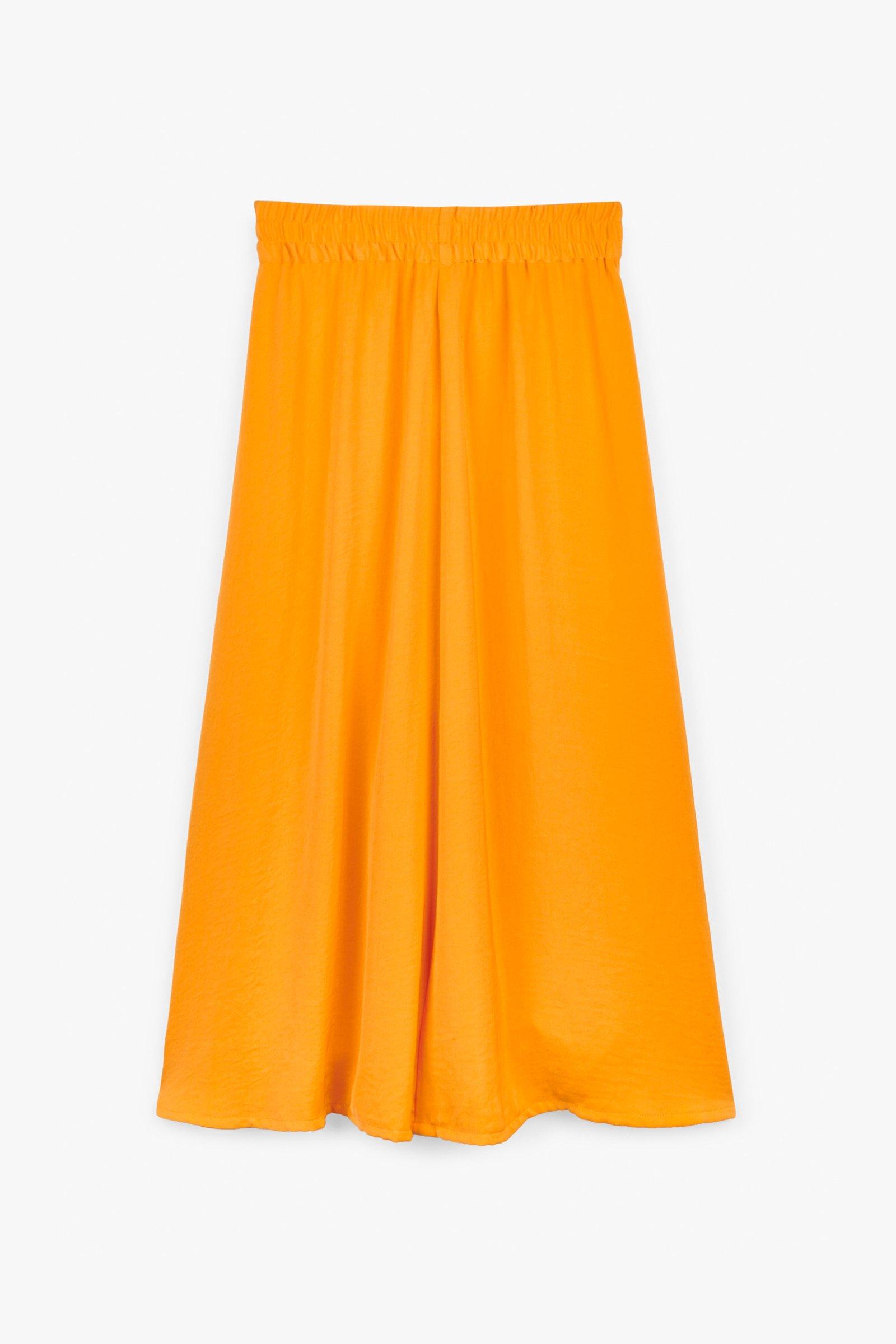 CKS Dames - VALENCINE - long skirt - bright orange