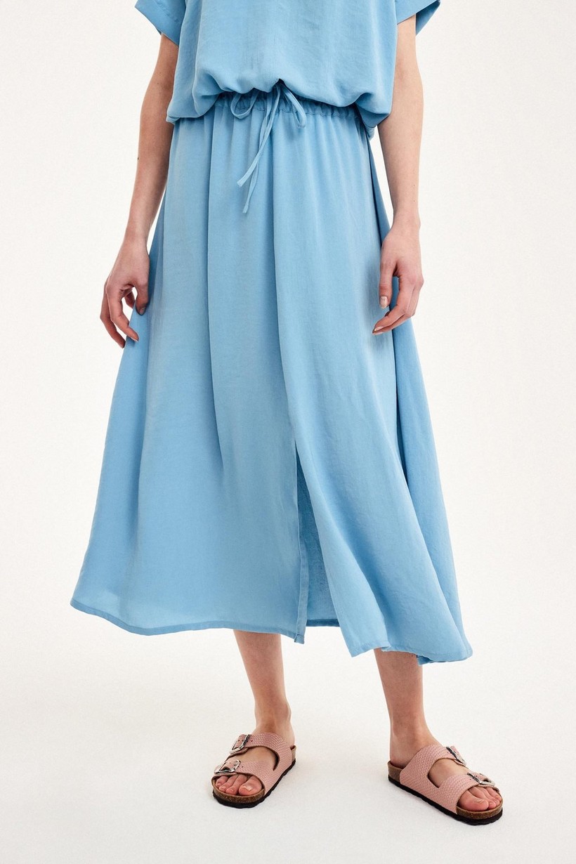 CKS Dames - VALENCINE - long skirt - light blue