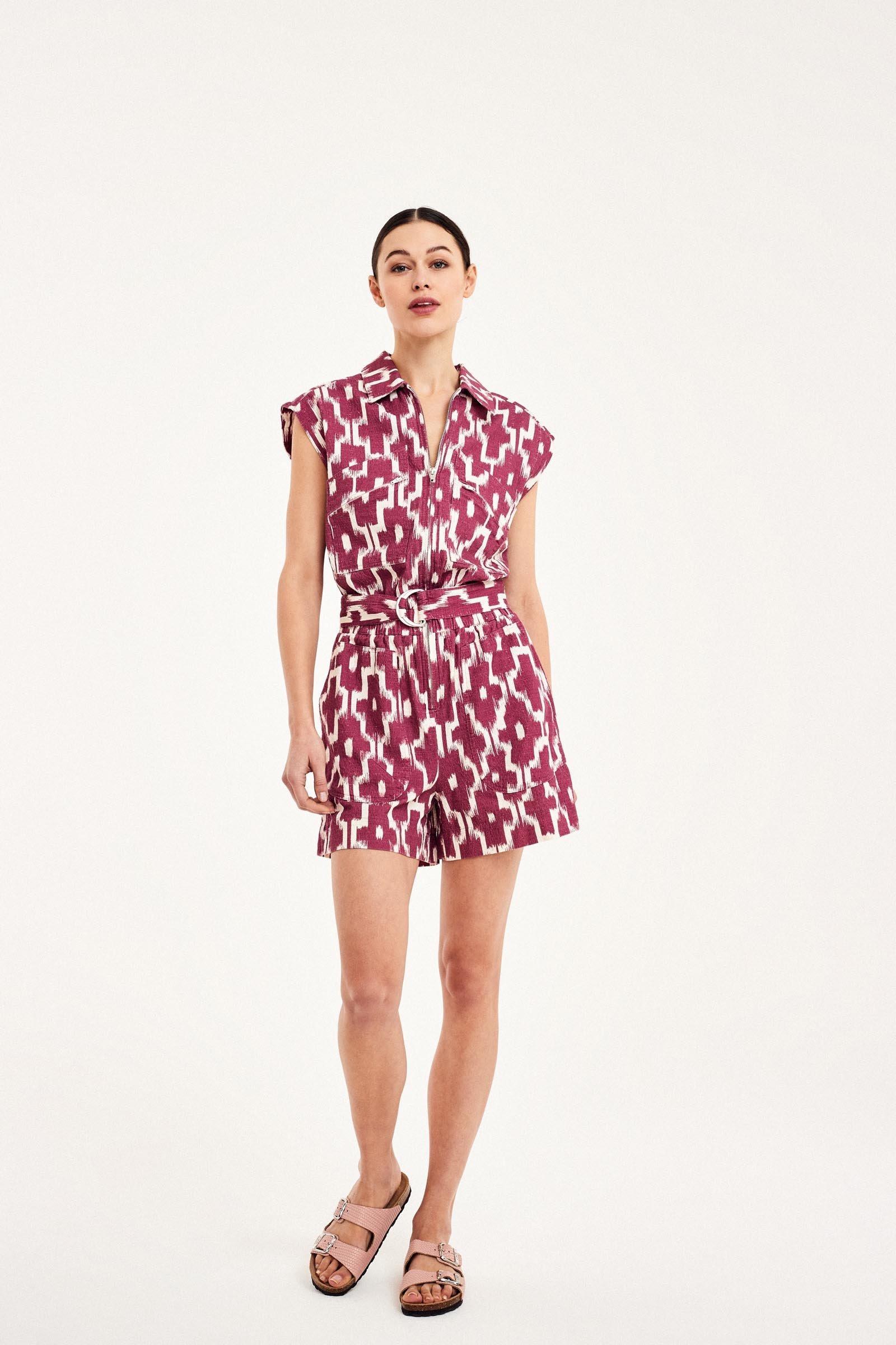 CKS Dames - WILHELMSHORT - playsuit - paars