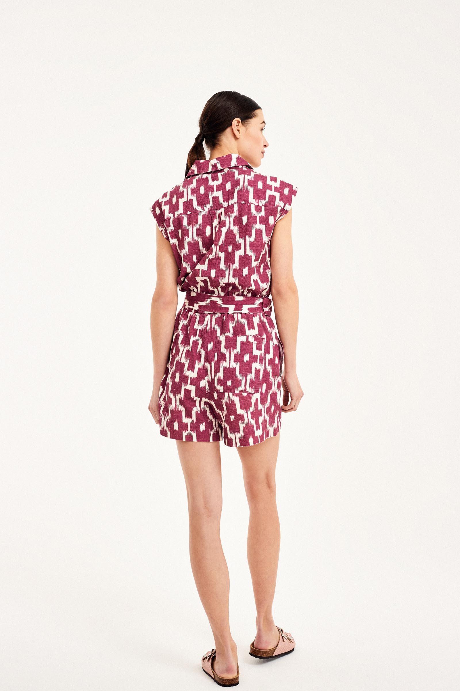 CKS Dames - WILHELMSHORT - playsuit - paars
