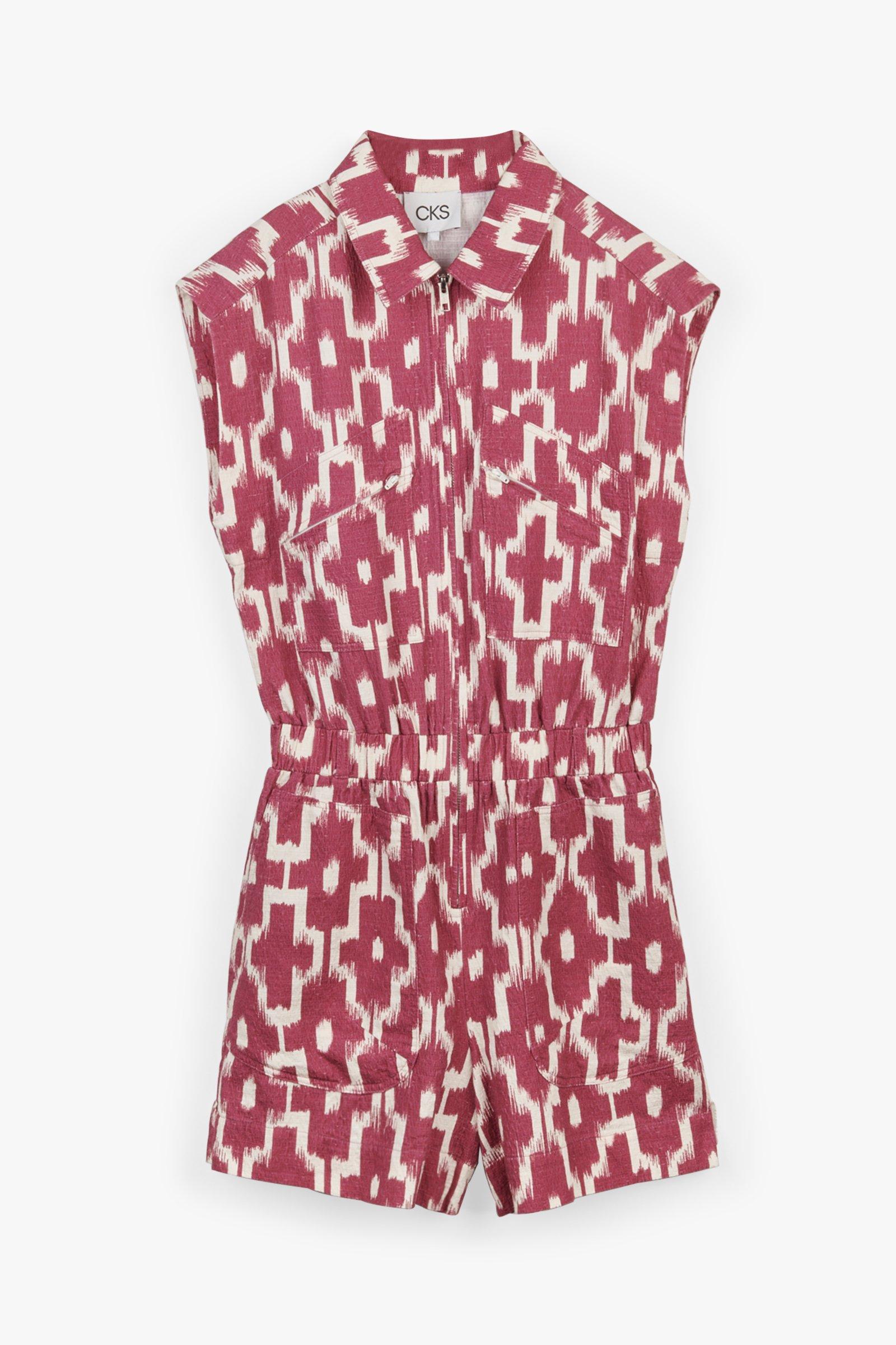 CKS Dames - WILHELMSHORT - playsuit - paars