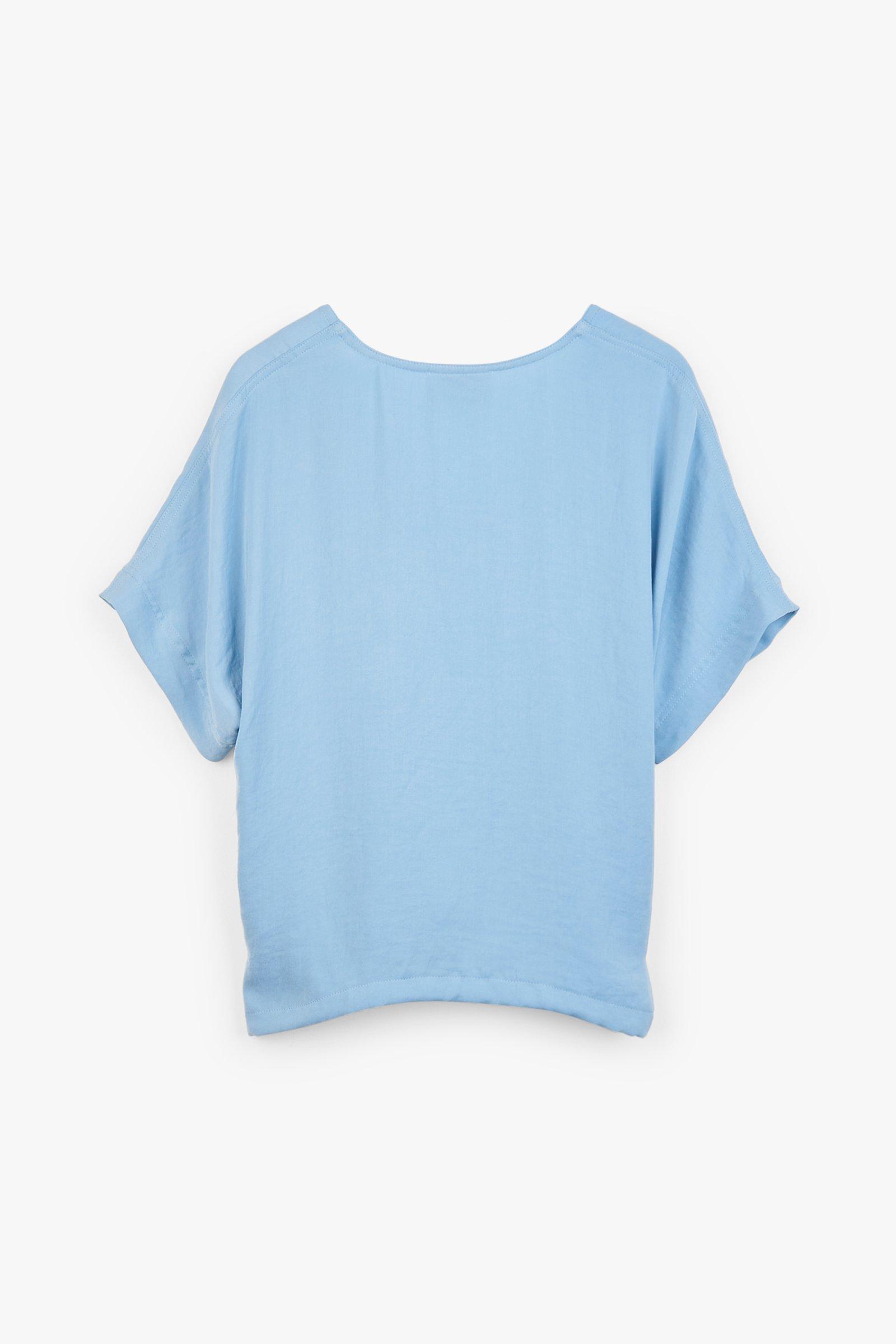 CKS Dames - UBINA - Bluse Lange Ärmel - Hellblau