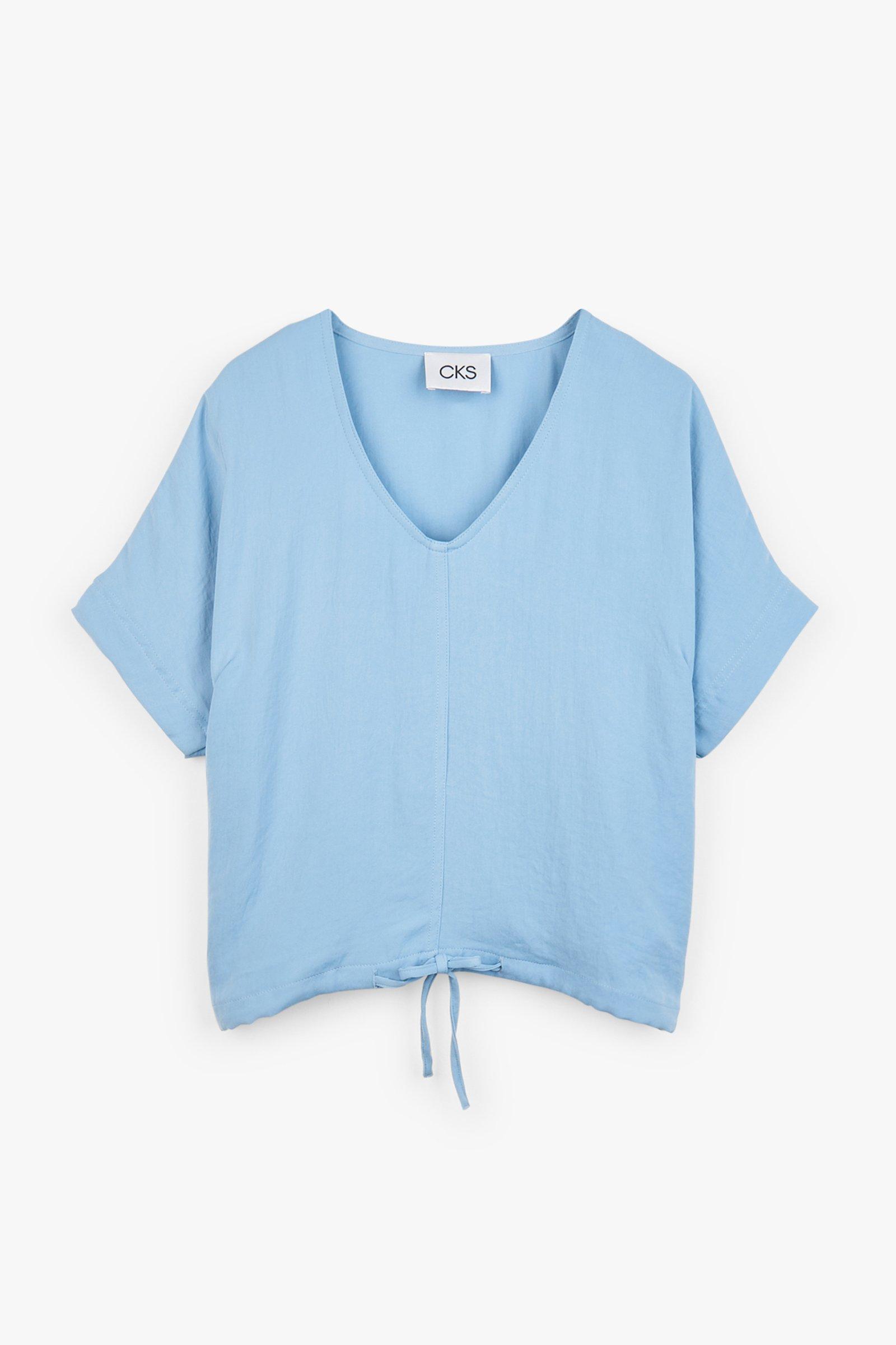 CKS Dames - UBINA - blouse lange mouwen - lichtblauw