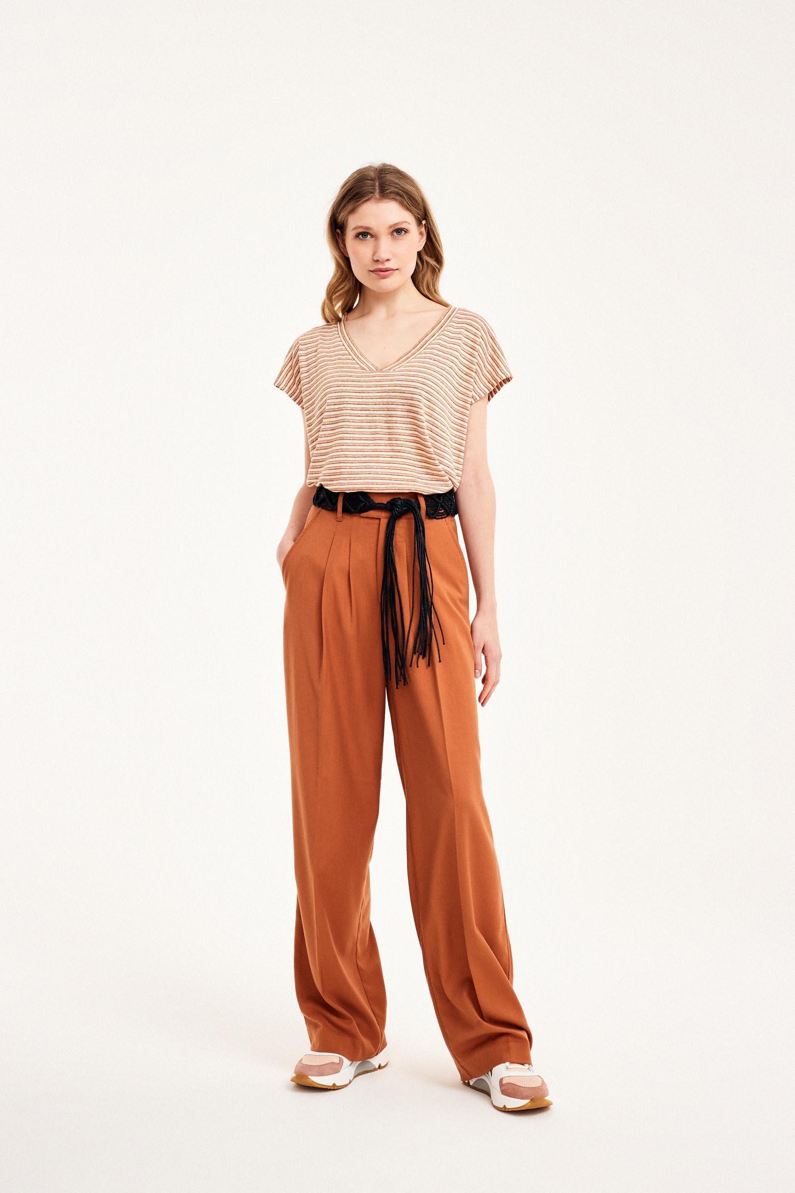 CKS Dames - JAMEE - t-shirt korte mouwen - beige