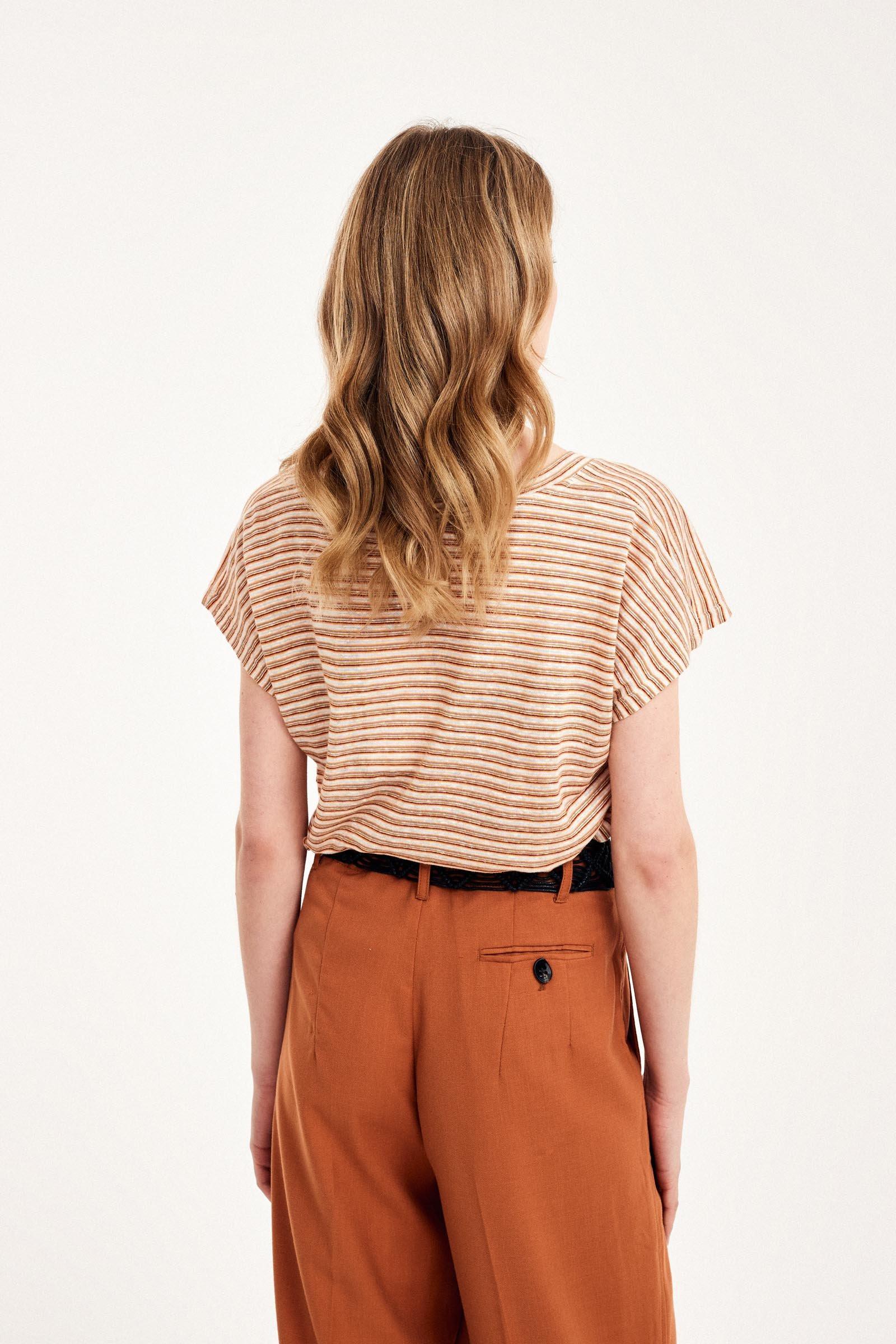 CKS Dames - JAMEE - t-shirt korte mouwen - beige