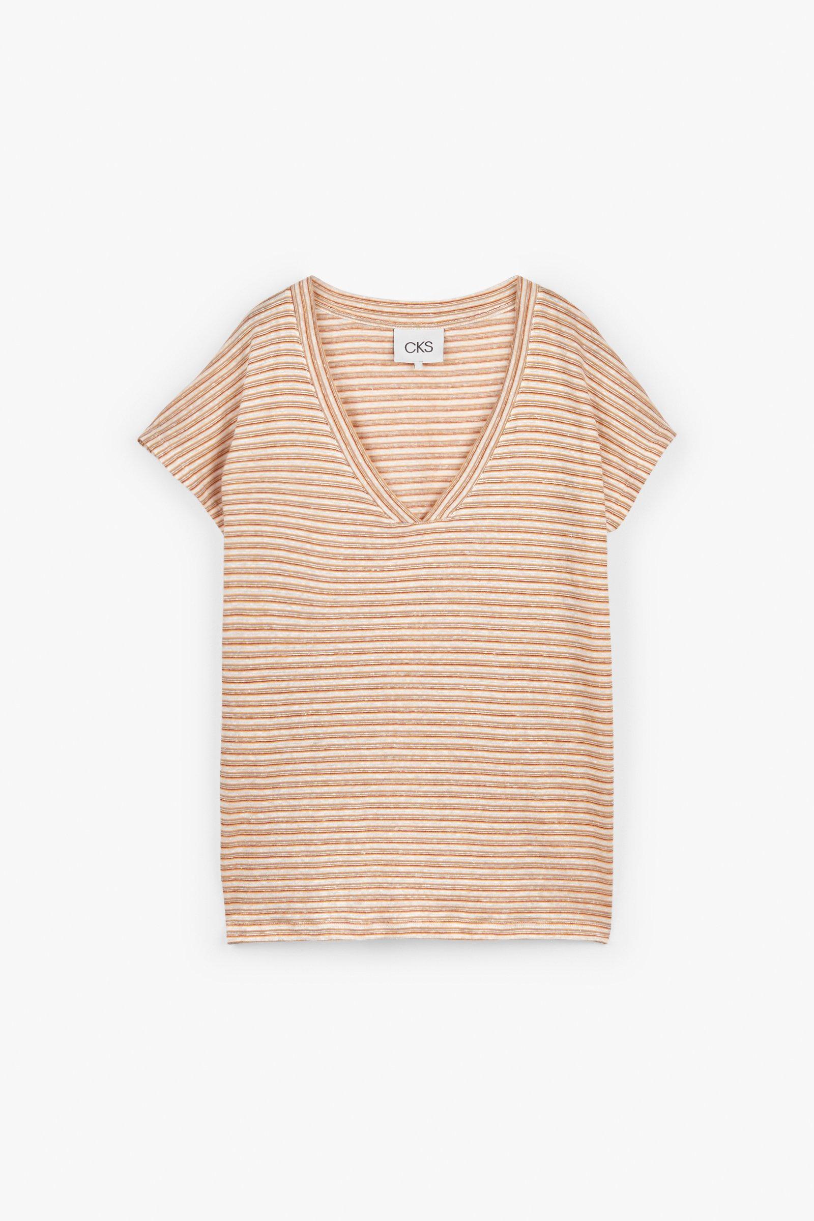 CKS Dames - JAMEE - t-shirt à manches courtes - beige