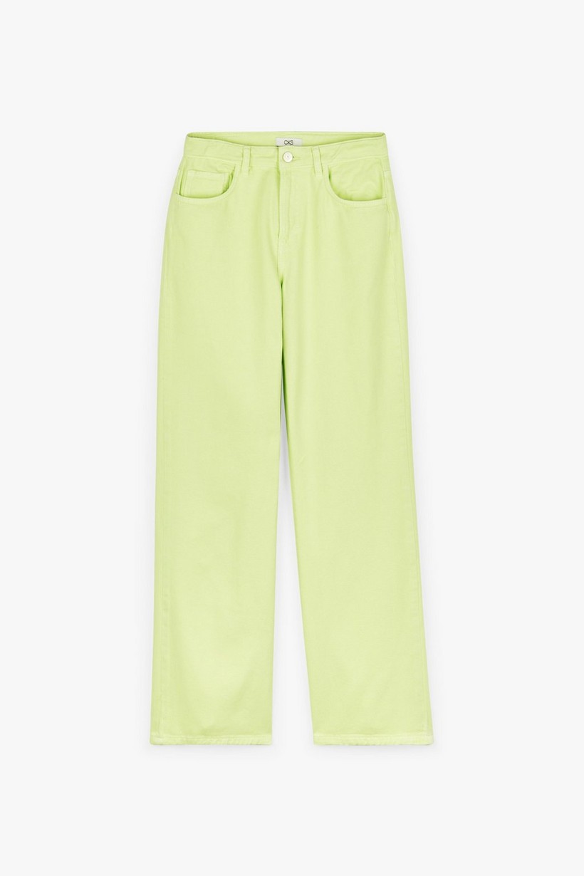 CKS Dames - GLAMMER - long jeans - bright green