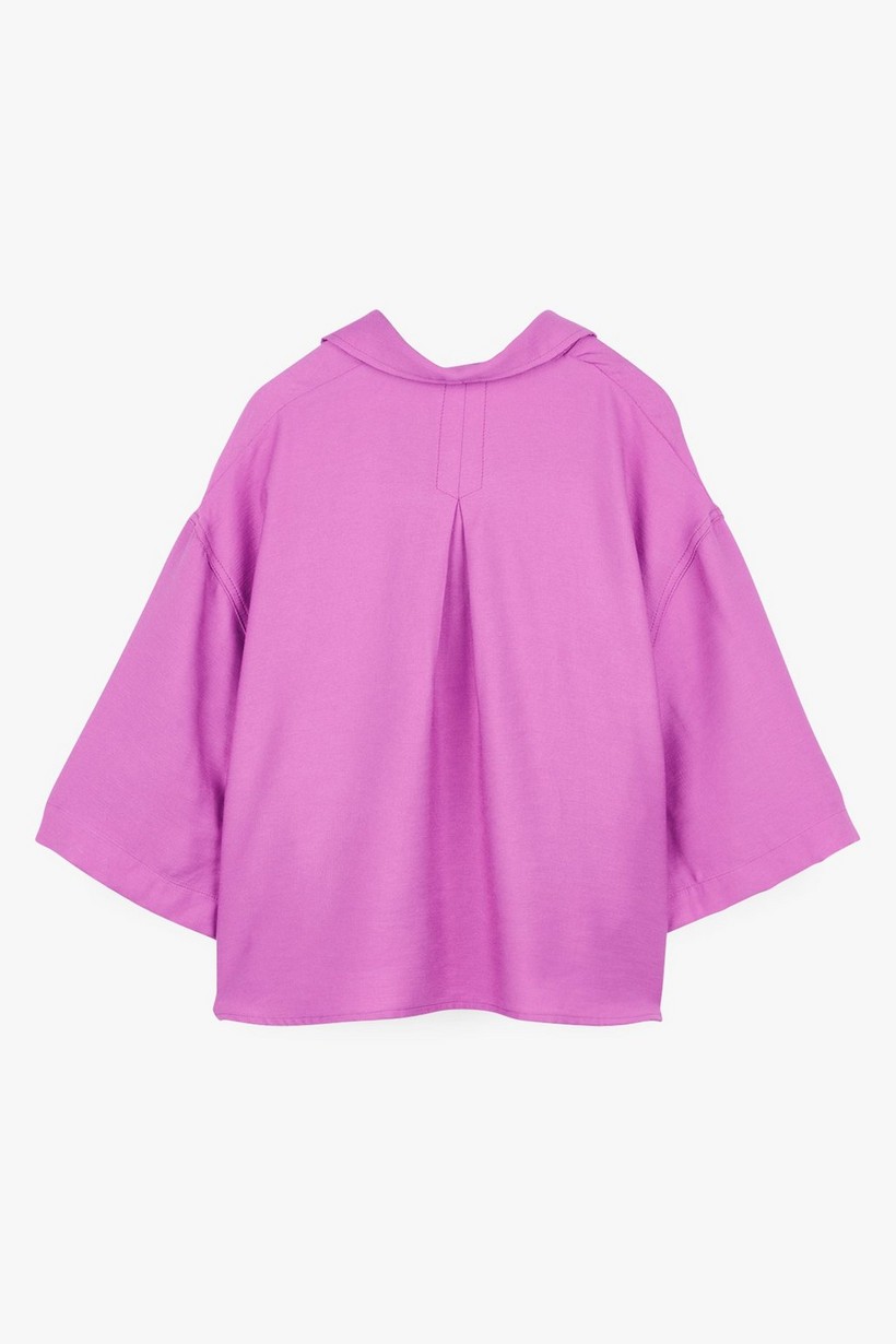 CKS Teens - POSH - blouse korte mouwen - lila